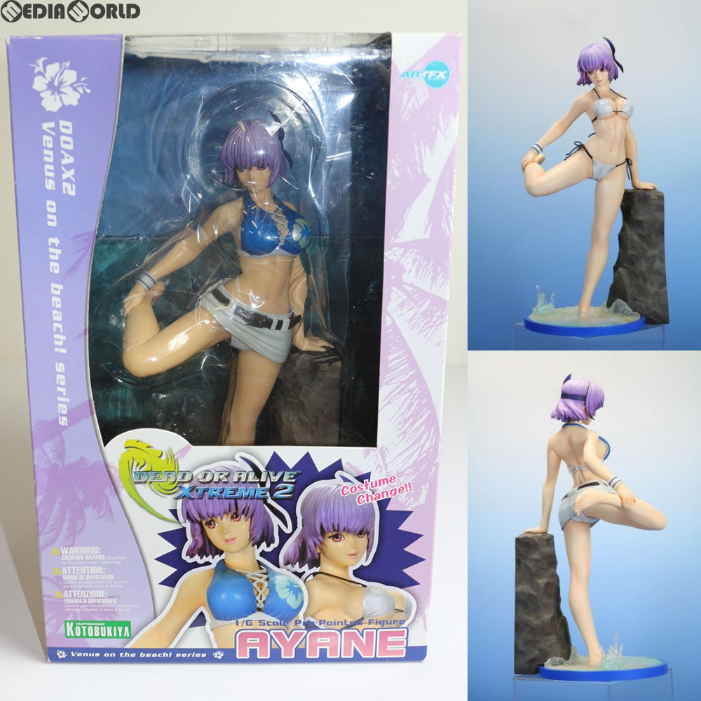 【中古即納】[FIG] Venus on the beach! あやね DEAD OR ALIVE Xtreme 2(デッド オア アライブ エクストリーム2) 1/6 完成品 フィギュア(PP148) コトブキヤ(20100327)
