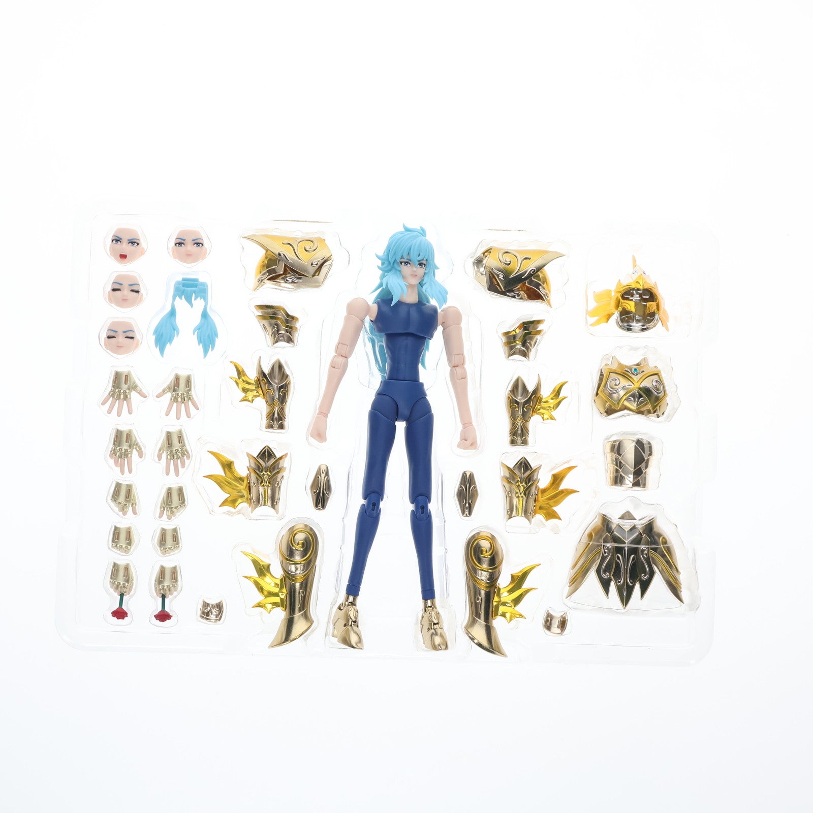 【中古即納】[FIG] 初回特典付属 聖闘士聖衣神話EX ピスケスアフロディーテ(神聖衣) 聖闘士星矢 黄金魂-soul of gold- 完成品 可動フィギュア バンダイ(20171021)