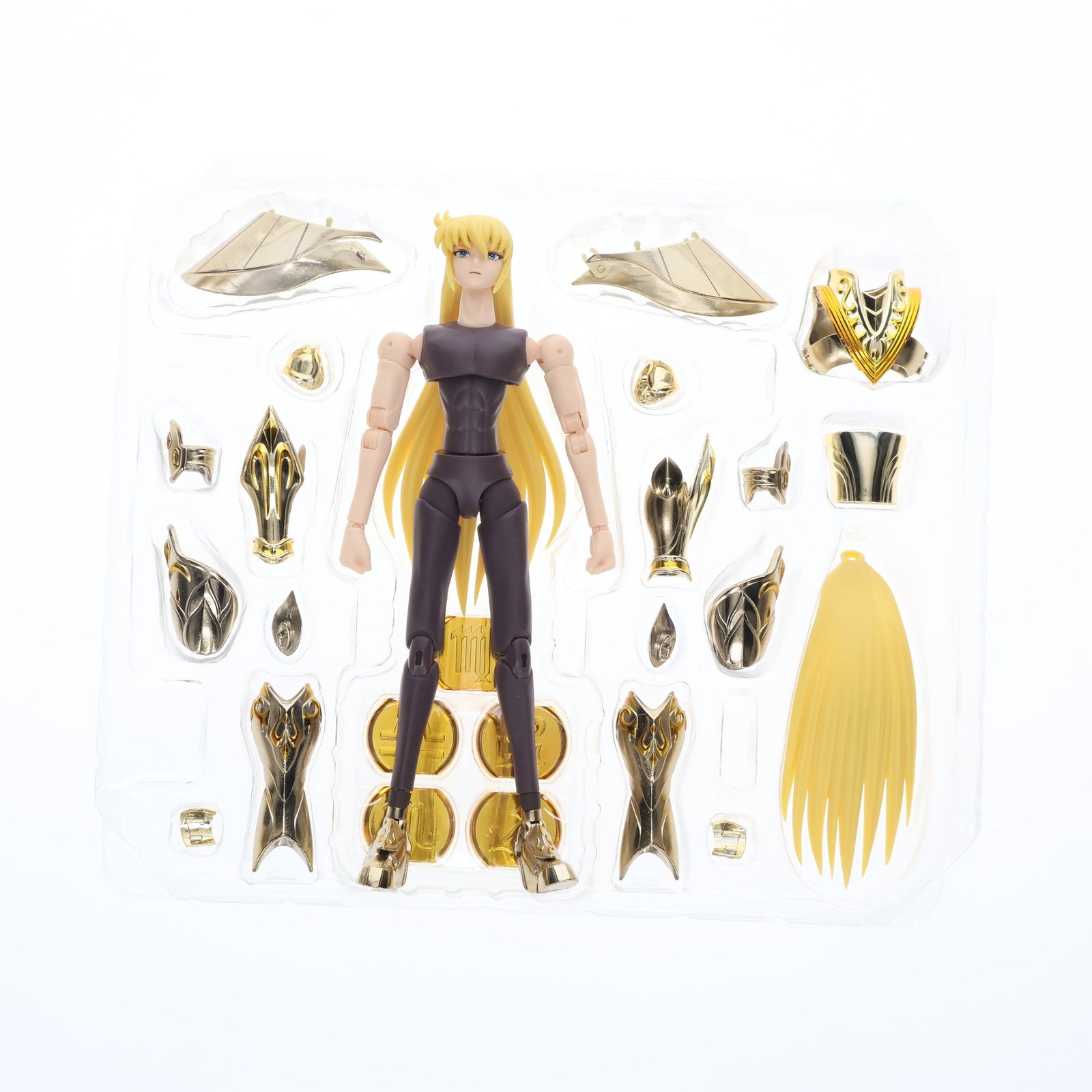 【中古即納】[FIG] 初回特典付属 聖闘士聖衣神話EX バルゴシャカ(神聖衣) 聖闘士星矢 黄金魂 -soul of gold- 完成品 可動フィギュア バンダイ(20151024)