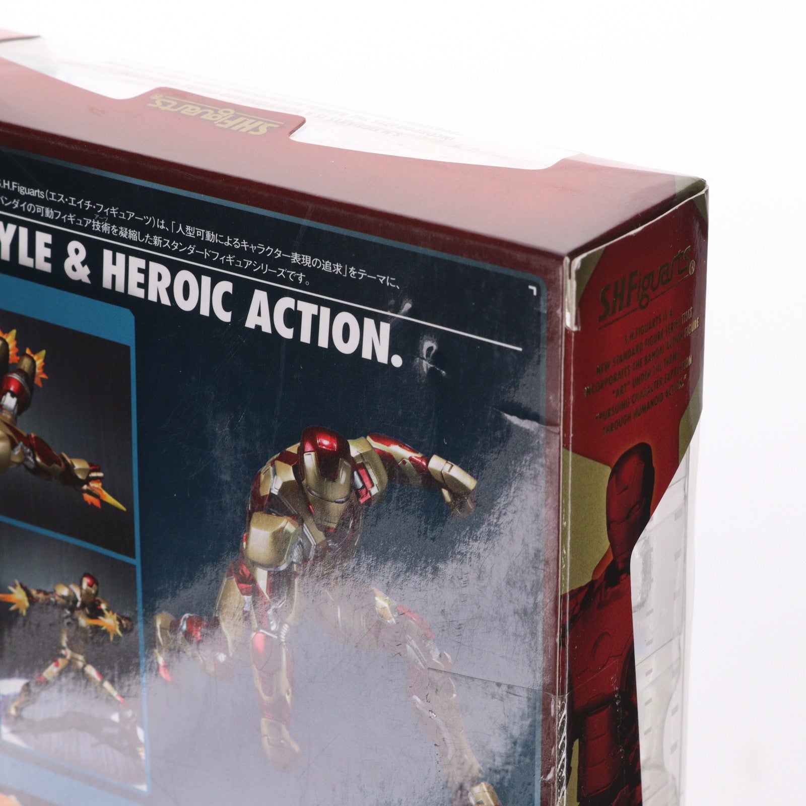 【中古即納】[FIG] S.H.Figuarts(フィギュアーツ) アイアンマン マーク42 アイアンマン3 完成品 可動フィギュア バンダイ(20140920)