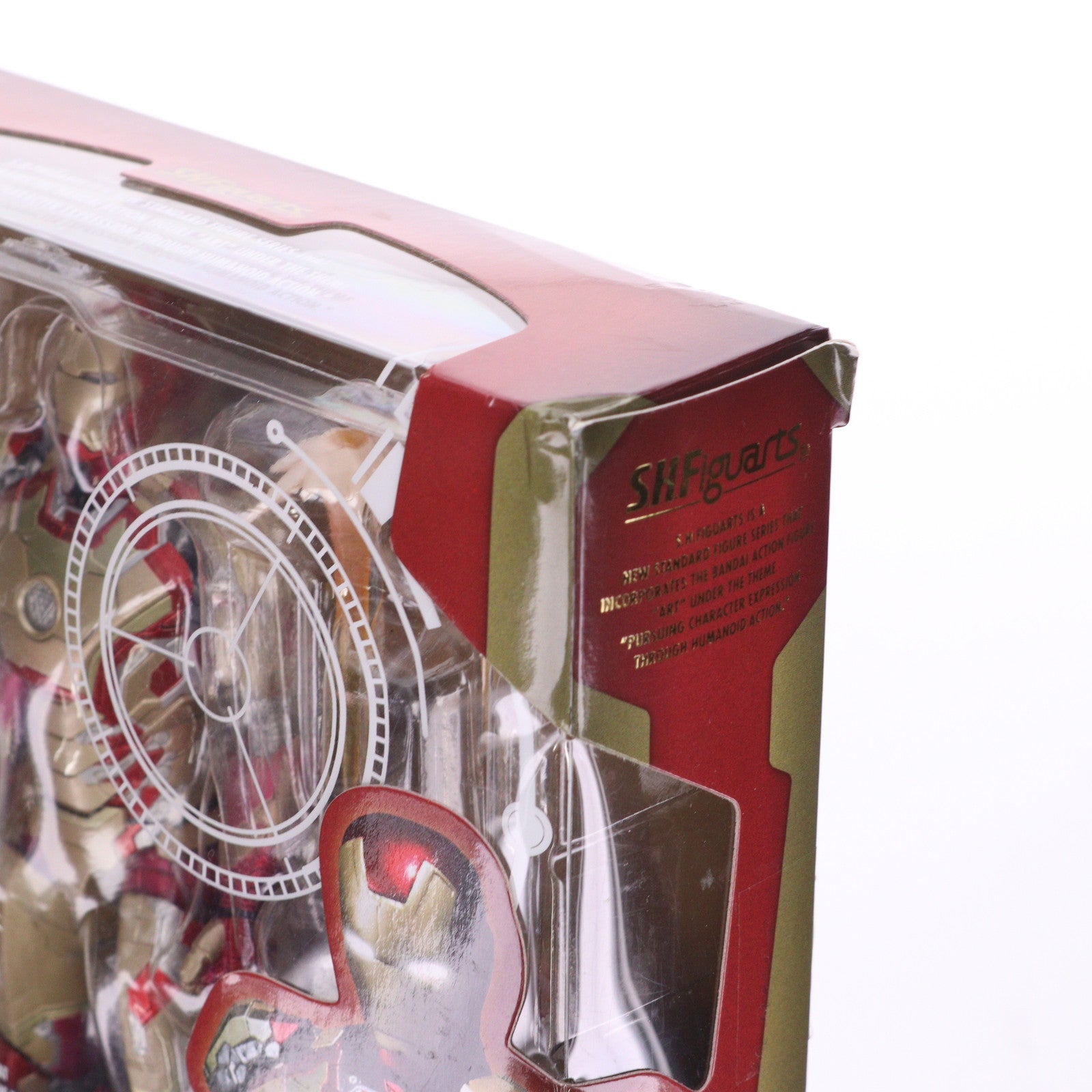 【中古即納】[FIG] S.H.Figuarts(フィギュアーツ) アイアンマン マーク42 アイアンマン3 完成品 可動フィギュア バンダイ(20140920)