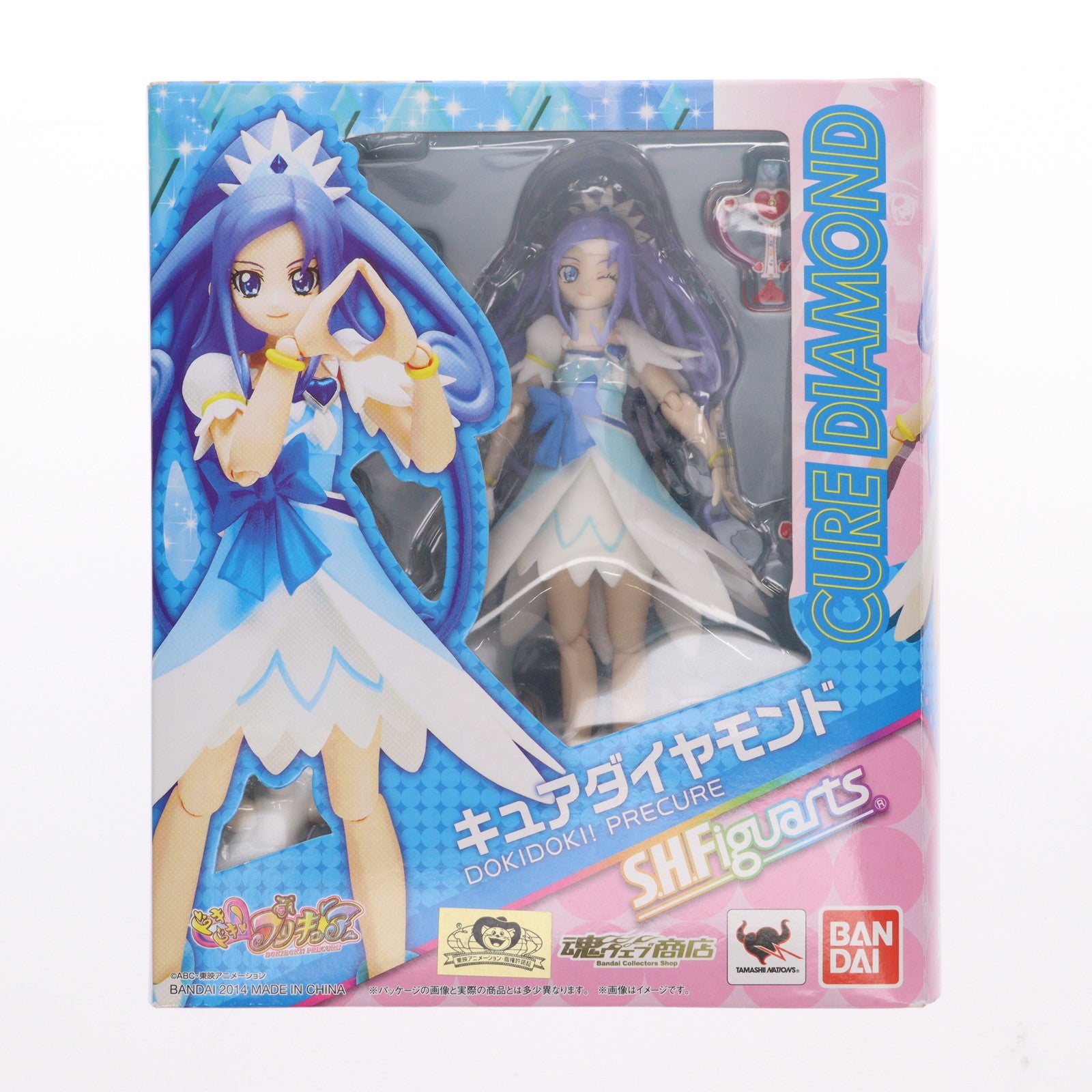【中古即納】[FIG] 魂ウェブ商店限定 S.H.Figuarts(フィギュアーツ) キュアダイヤモンド ドキドキ!プリキュア 完成品 可動フィギュア バンダイ(20141031)