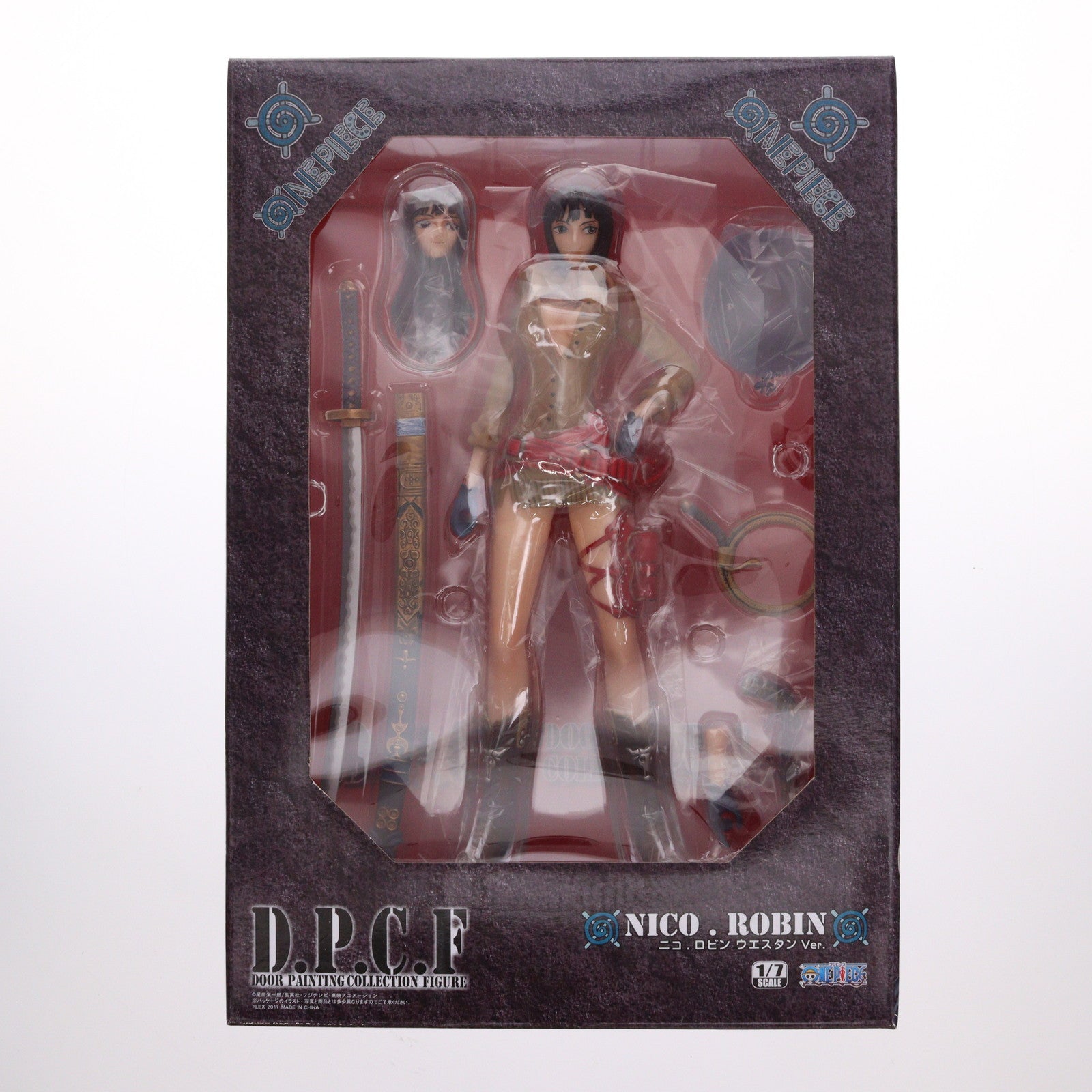 【中古即納】[FIG] D.P.C.F ニコ・ロビン ウエスタンver. ONE PIECE(ワンピース) 1/7 完成品 フィギュア プレックス(20111101)