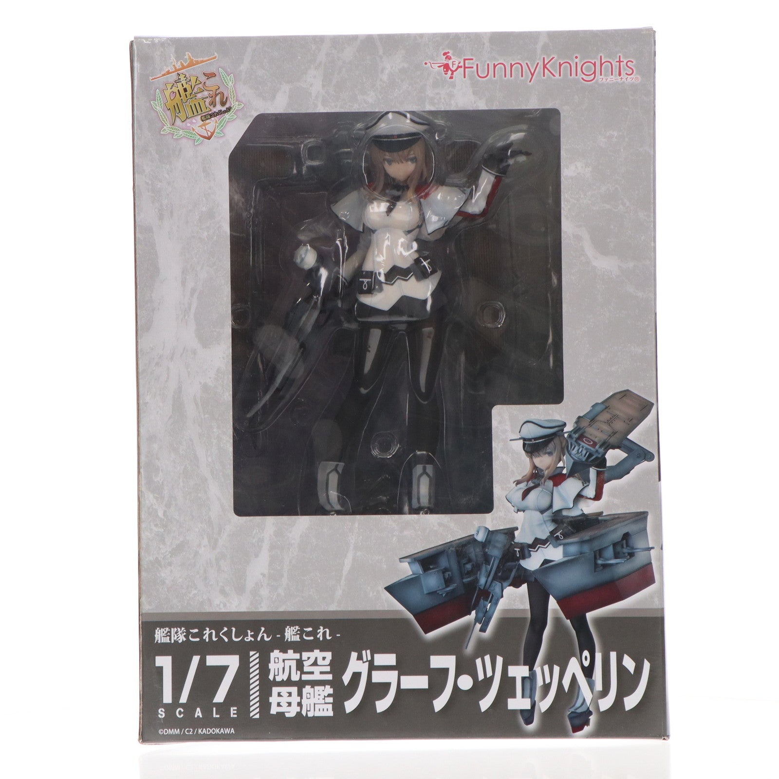 【中古即納】[FIG] (再販) グラーフ・ツェッペリン 艦隊これくしょん -艦これ- 1/7 完成品 フィギュア ファニーナイツ(アオシマ)(20181117)