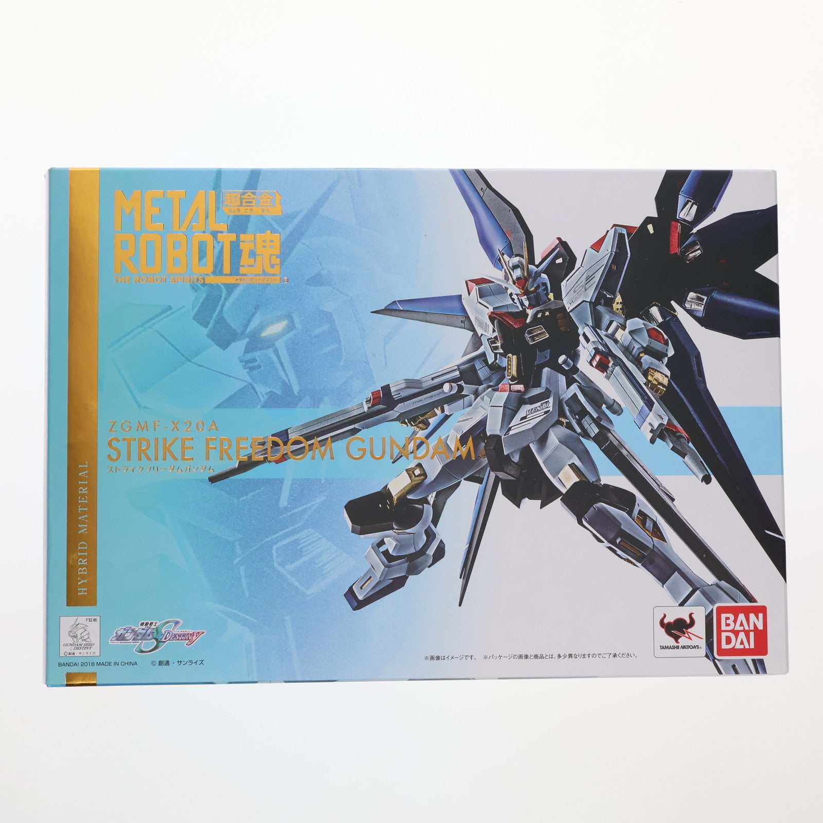 【中古即納】[FIG] METAL ROBOT魂(SIDE MS) ストライクフリーダムガンダム 機動戦士ガンダムSEED DESTINY(シード デスティニー) 完成品 可動フィギュア バンダイ(20180324)