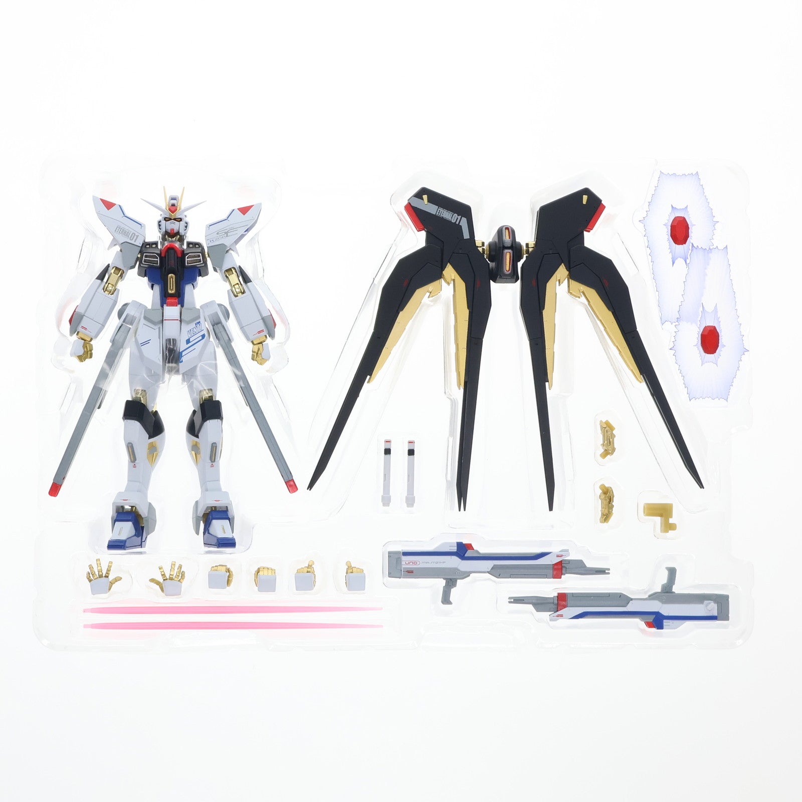 【中古即納】[FIG] METAL ROBOT魂(SIDE MS) ストライクフリーダムガンダム 機動戦士ガンダムSEED DESTINY(シード デスティニー) 完成品 可動フィギュア バンダイ(20180324)