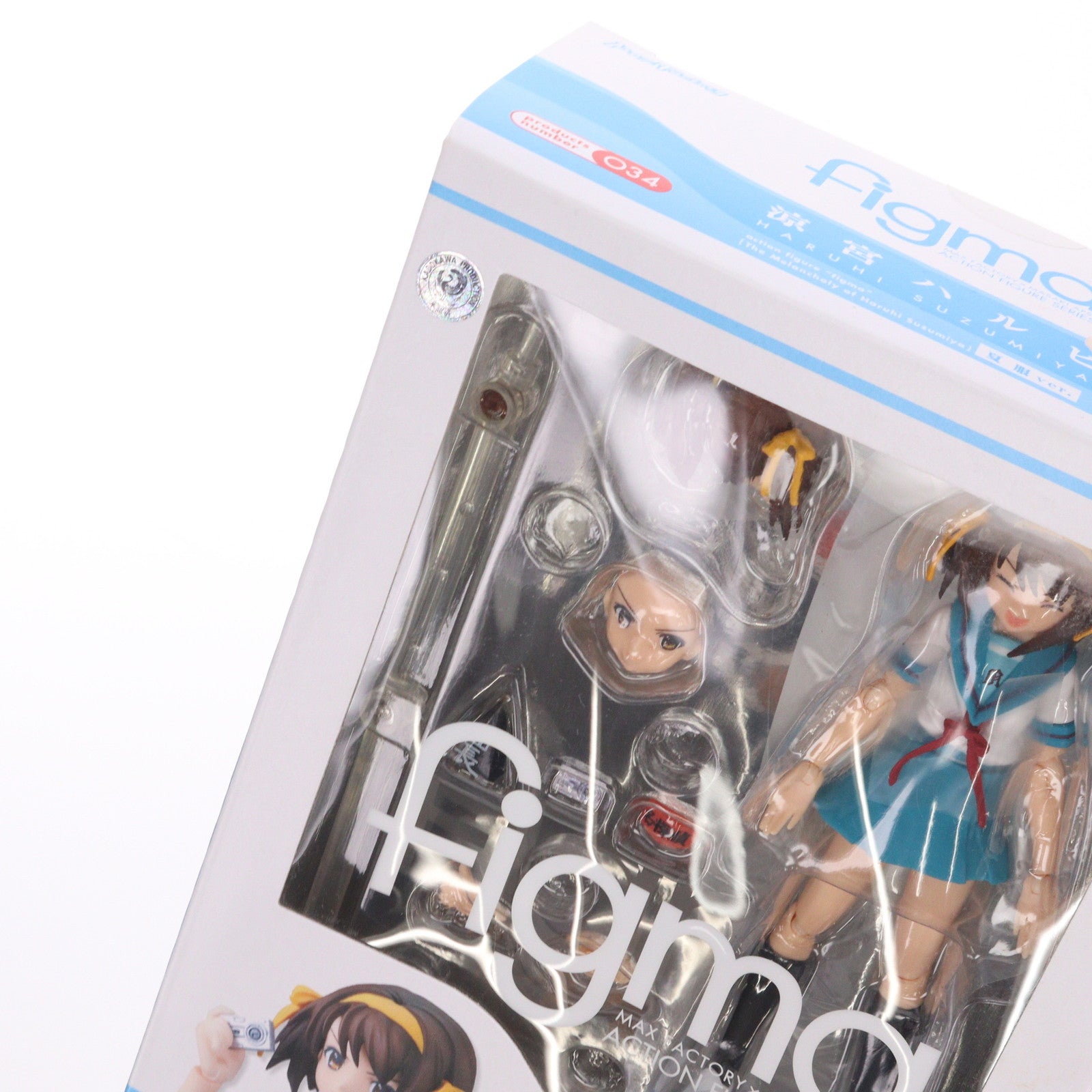 【中古即納】[FIG] figma(フィグマ) 034 涼宮ハルヒ 夏服Ver. 涼宮ハルヒの憂鬱 完成品 可動フィギュア マックスファクトリー(20090430)