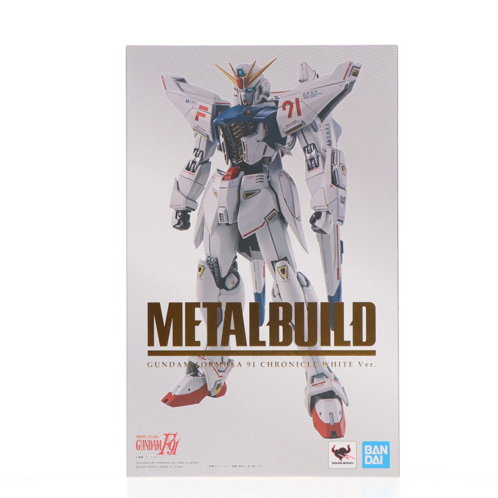 【中古即納】[FIG] METAL BUILD ガンダムF91 CHRONICLE WHITE Ver. 機動戦士ガンダムF91 完成品 可動フィギュア バンダイスピリッツ(20210327)