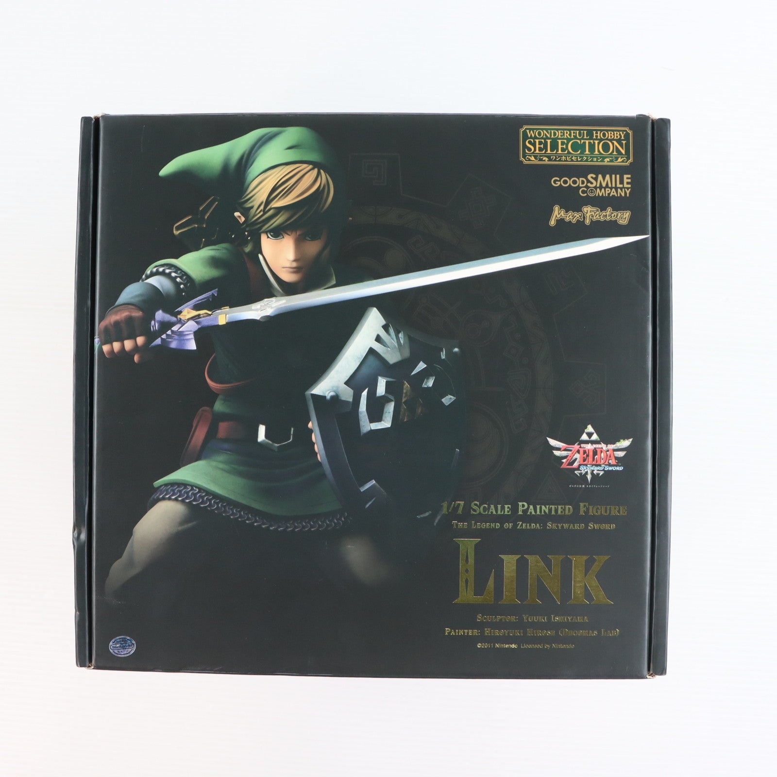 【中古即納】[FIG] GOODSMILE ONLINE SHOP限定 ワンホビセレクション リンク ゼルダの伝説 スカイウォードソード 1/7 完成品 フィギュア グッドスマイルカンパニー(20161130)