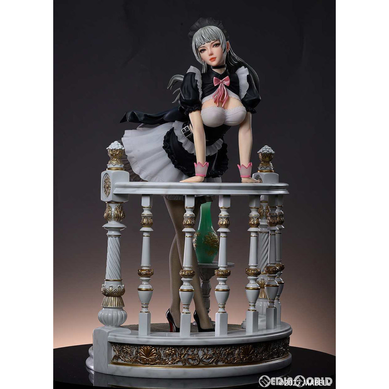 【中古即納】[FIG] ホリデーメイド モニカ・テシア(台座 大理石) 1/4 完成品 フィギュア 回天堂(20220930)