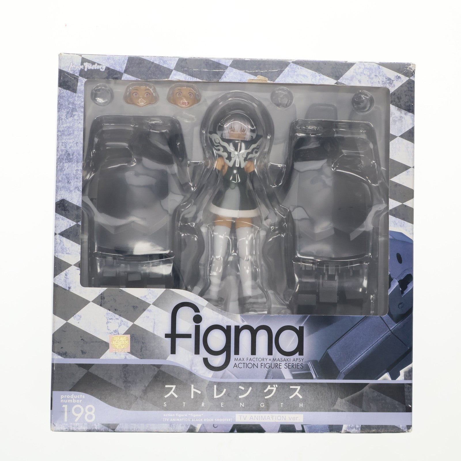 【中古即納】[FIG] figma(フィグマ) 198 ストレングス TV ANIMATION ver. ブラック★ロックシューター 完成品 可動フィギュア マックスファクトリー(20140315)