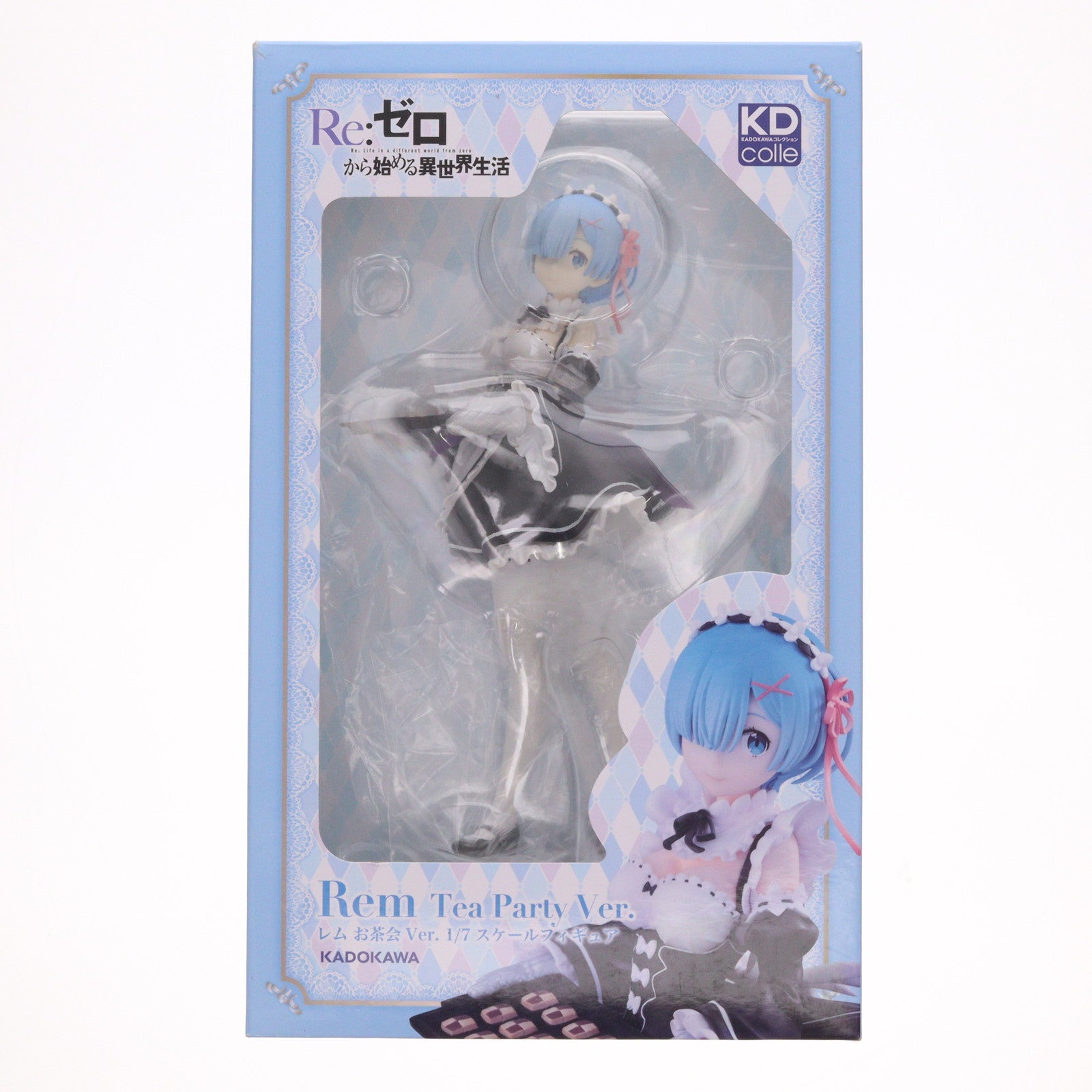 【中古即納】[FIG] レム お茶会Ver. Re:ゼロから始める異世界生活 1/7 完成品 フィギュア KADOKAWA(カドカワ)(20200520)