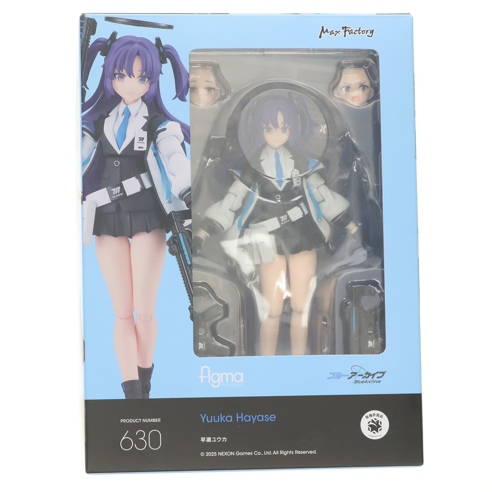 【中古即納】[FIG] グッドスマイルカンパニー公式ショップ特典付属 figma(フィグマ) 630 早瀬ユウカ(はやせゆうか) ブルーアーカイブ -Blue Archive- 完成品 可動フィギュア マックスファクトリー(20250214)