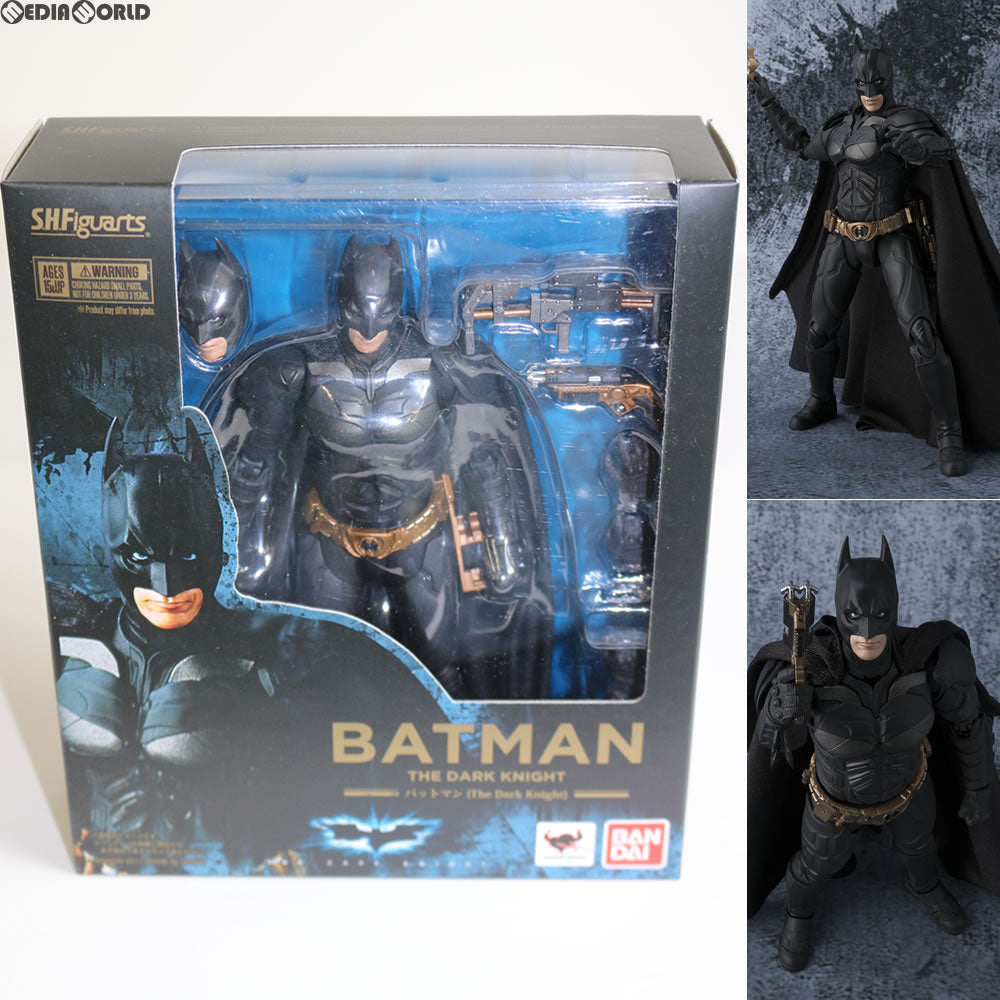 【中古即納】[FIG] S.H.Figuarts(フィギュアーツ) バットマン(The Dark Knight)(ダークナイト) 完成品 可動フィギュア バンダイ(20170623)