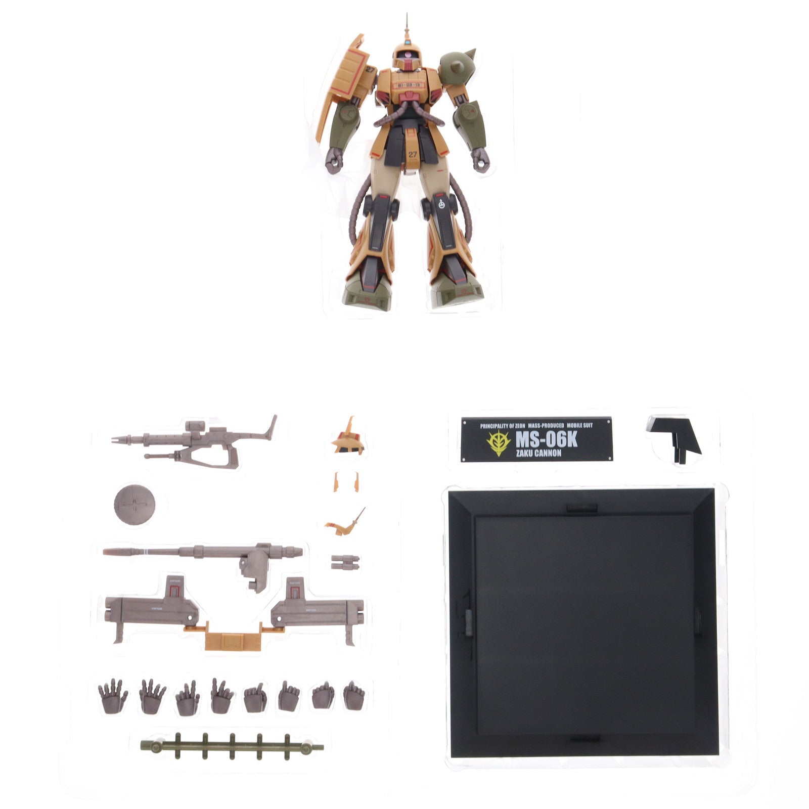 【中古即納】[FIG] 魂ウェブ商店限定 ROBOT魂(SIDE MS) MS-06K ザク・キャノン ver. A.N.I.M.E. ～MS MUSEUM～ 機動戦士ガンダム 完成品 可動フィギュア バンダイスピリッツ(20250916)