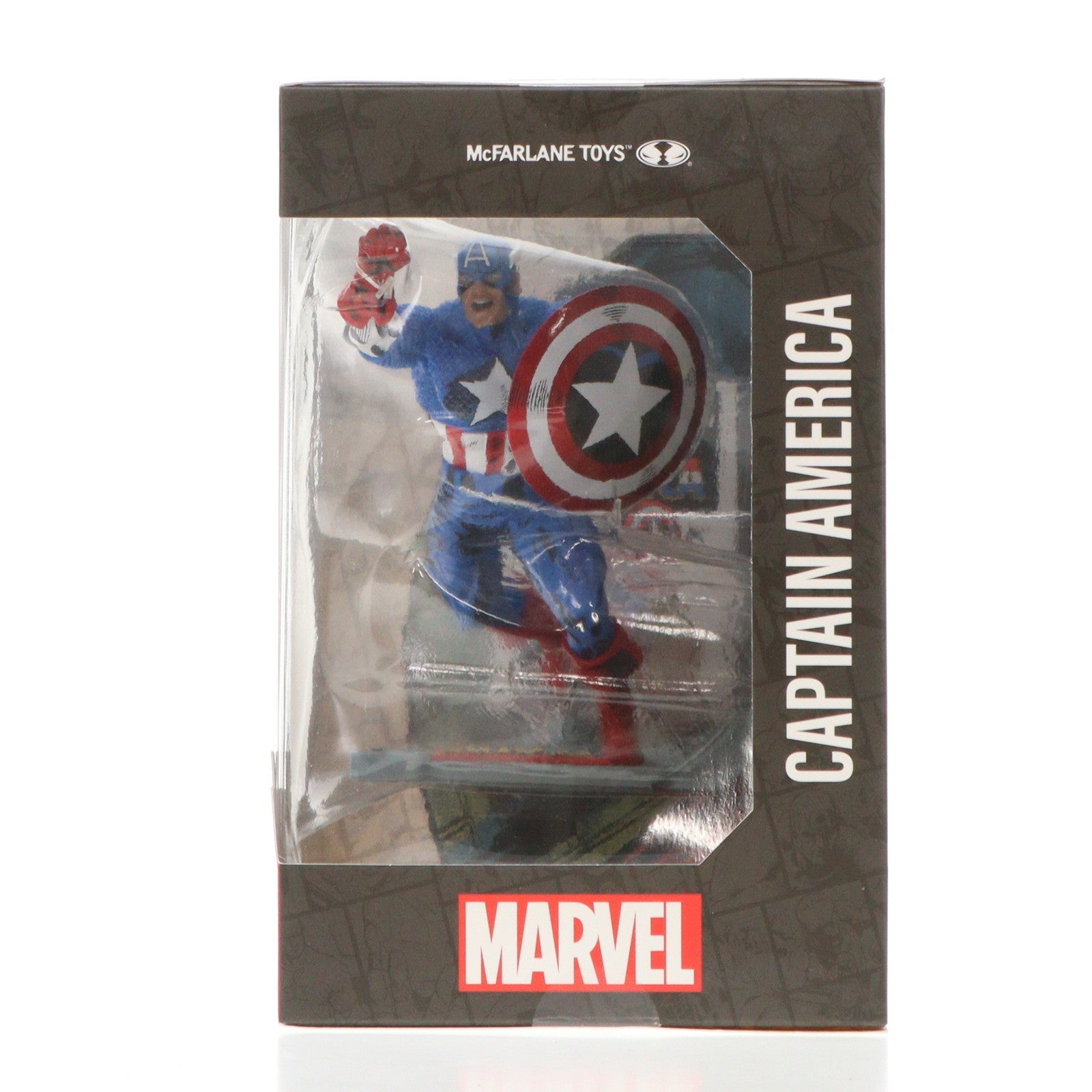 【中古即納】[FIG] シーン・フィギュア #008 キャプテン・アメリカ(ジャック・カービー/Captain America Vol.1 #100) MARVEL COMICS(マーベル・コミック) 1/10 完成品 フィギュア マクファーレン・トイズ(20241031)