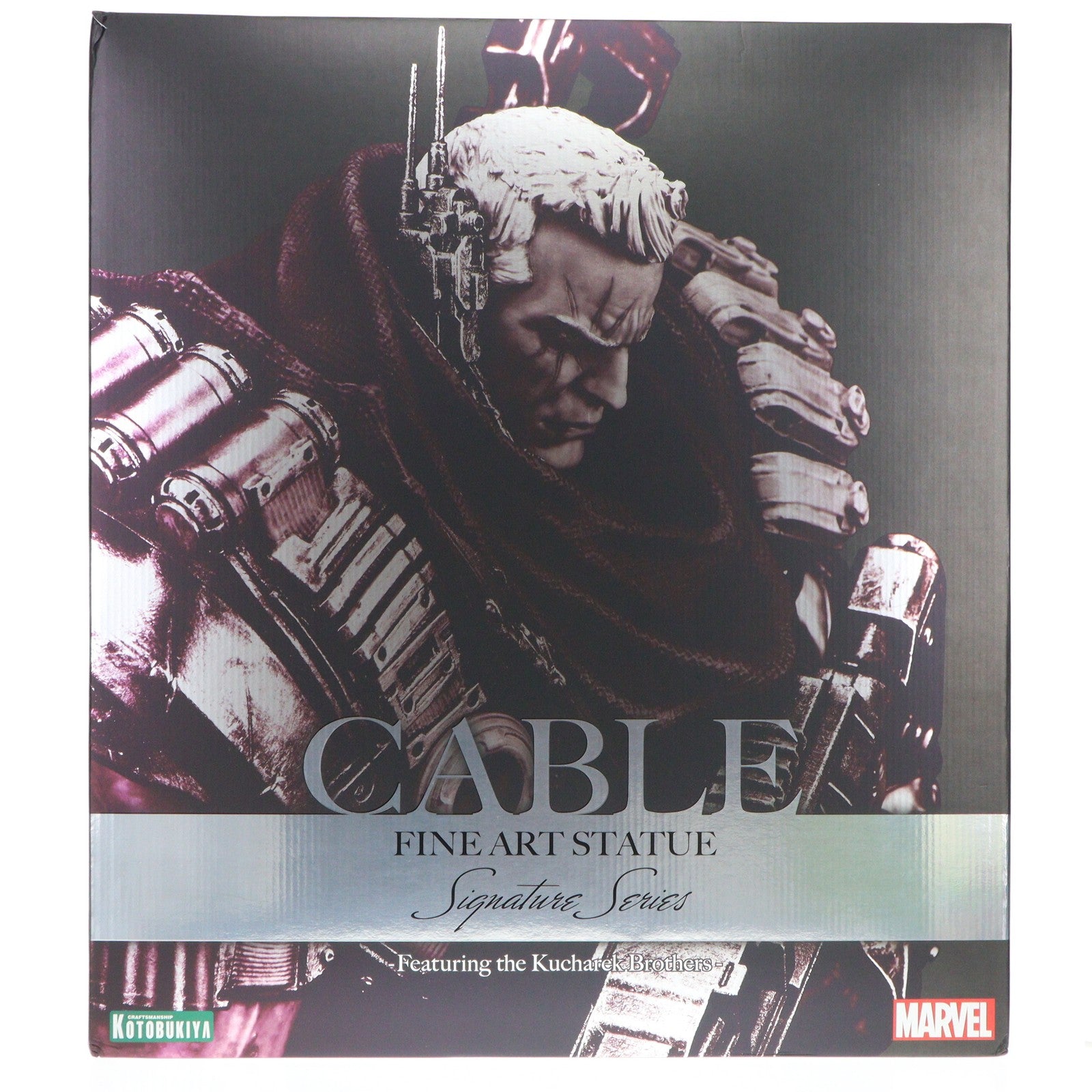 【中古即納】[FIG] FINE ART STATUE シグネチャーシリーズ Feat. Kucharek Brothers ケーブル MARVEL UNIVERSE(マーベルユニバース) 1/6 完成品 フィギュア(MK363) コトブキヤ(20221120)