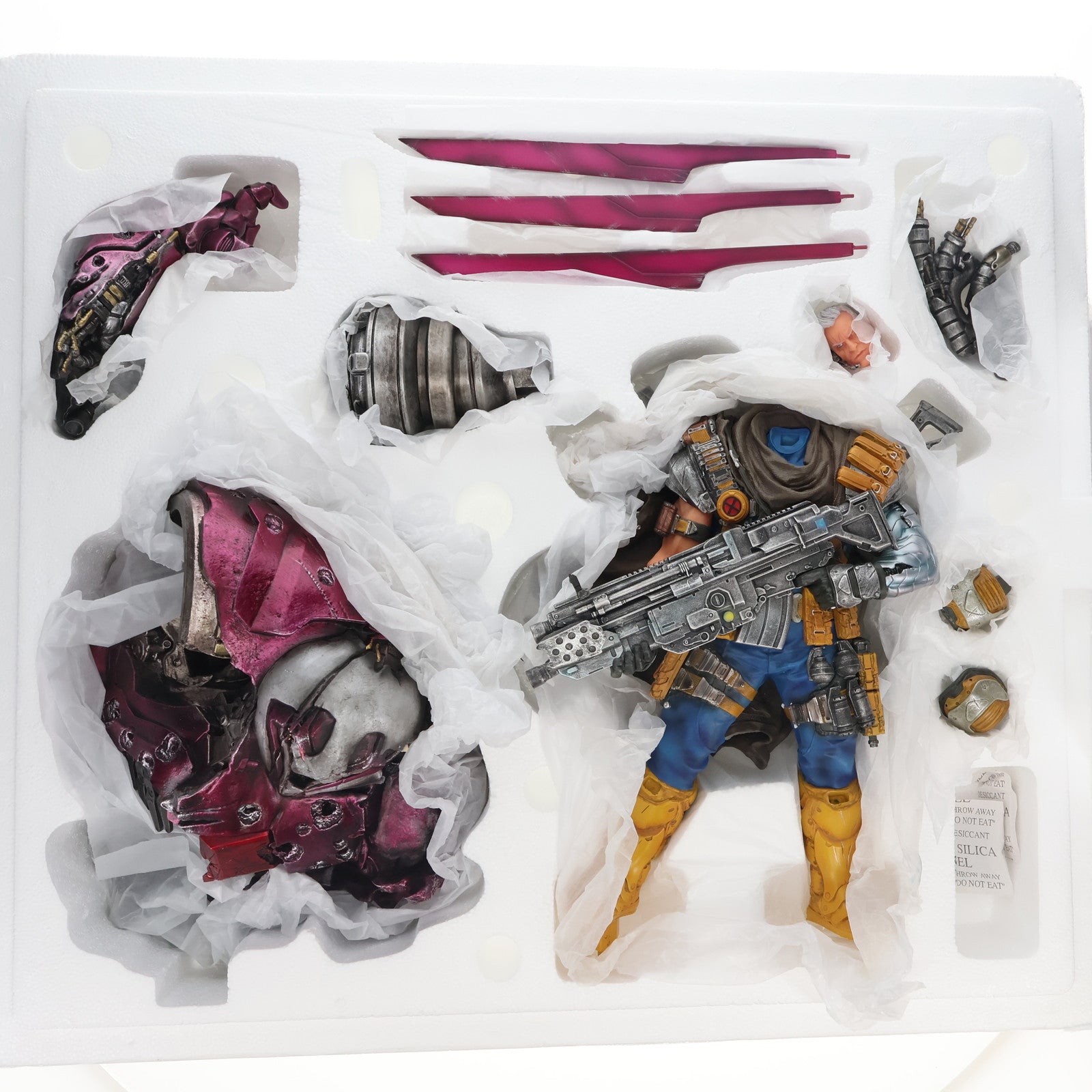 【中古即納】[FIG] FINE ART STATUE シグネチャーシリーズ Feat. Kucharek Brothers ケーブル MARVEL UNIVERSE(マーベルユニバース) 1/6 完成品 フィギュア(MK363) コトブキヤ(20221120)