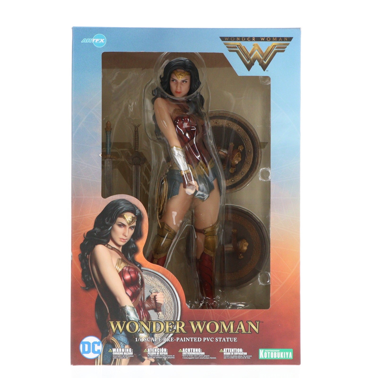 【中古即納】[FIG] 初回特典付 ARTFX ワンダーウーマン -WONDER WOMAN- DC UNIVERSE(DCユニバース) 1/6 完成品 フィギュア(SV191) コトブキヤ(20170729)