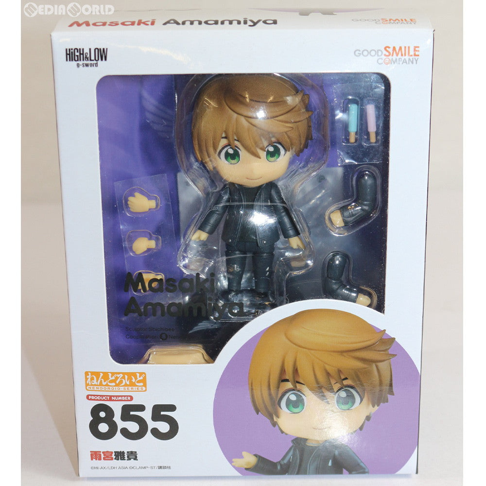 【中古即納】[FIG] ねんどろいど 855 雨宮雅貴(あまみやまさき) HiGH&LOW g-sword(ハイアンドロー ジースウォード) 完成品 可動フィギュア グッドスマイルカンパニー(20180720)