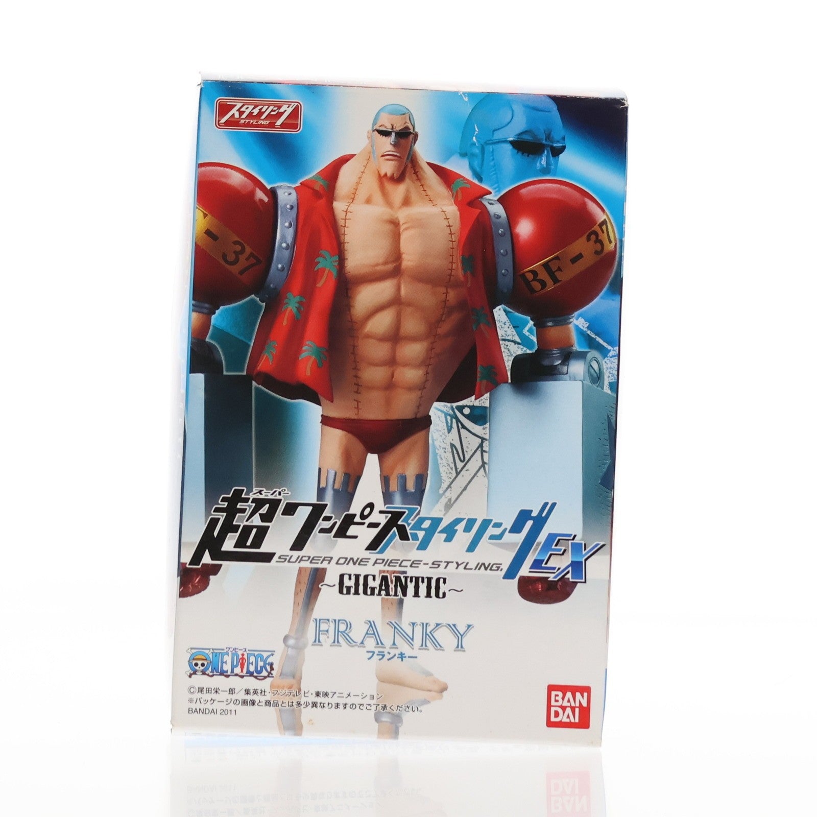 【中古即納】[FIG] (単品)(食玩) 超ワンピーススタイリングEX GIGANTIC フランキー ONE PIECE フィギュア バンダイ(20111220)