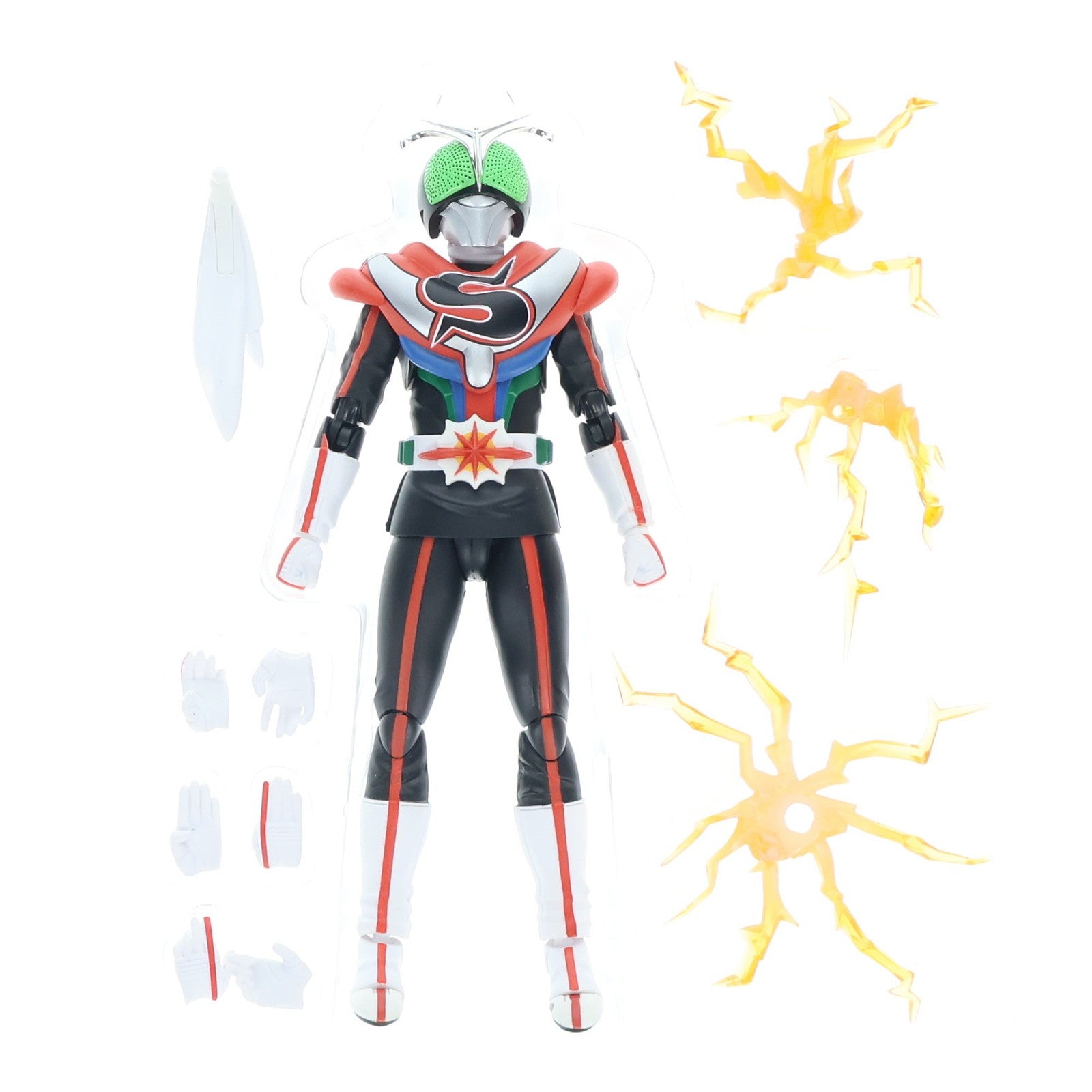 【中古即納】[FIG] 魂ウェブ商店限定 S.H.Figuarts(フィギュアーツ) 仮面ライダーストロンガー(チャージアップ) 完成品 可動フィギュア バンダイ(20131026)
