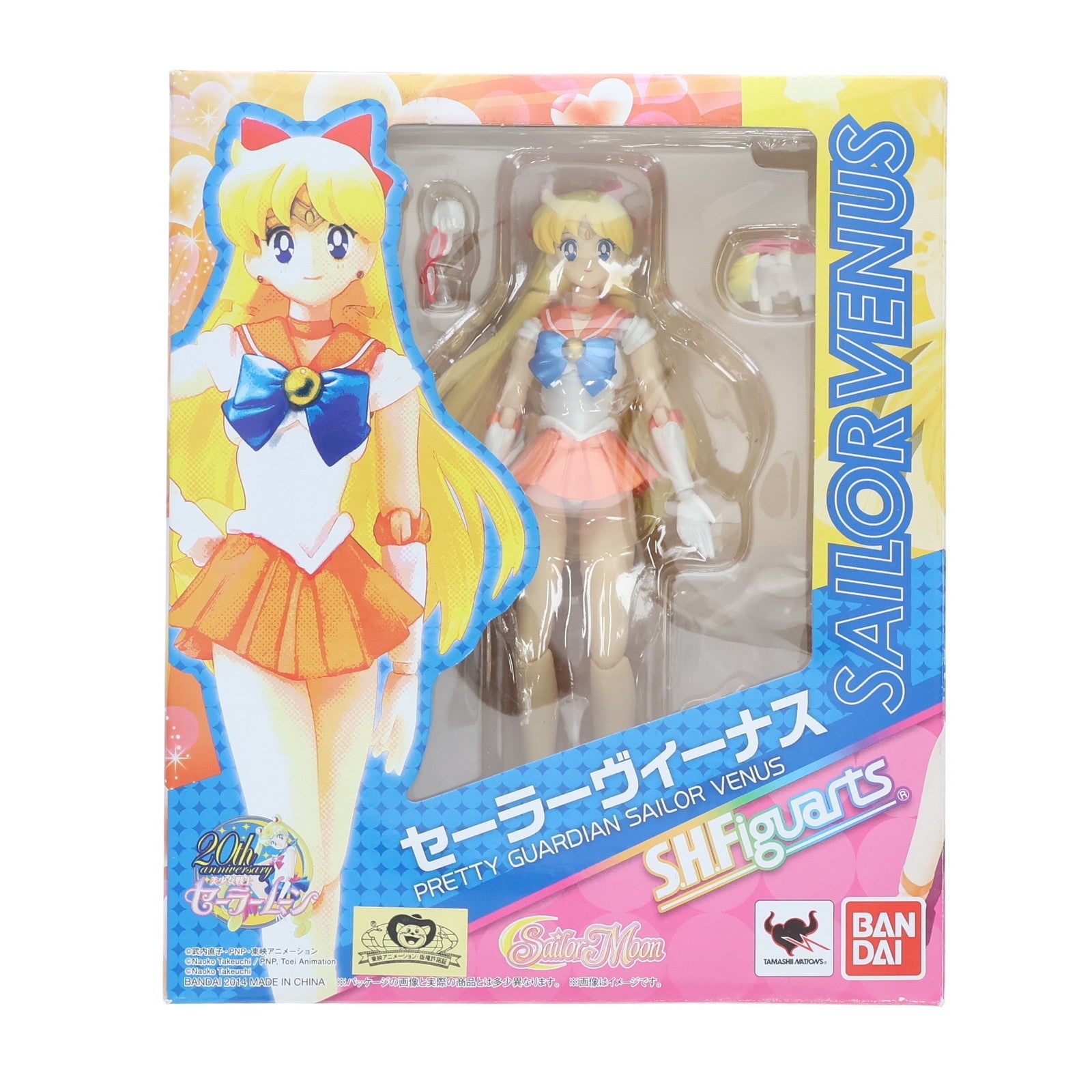 【中古即納】[FIG] S.H.Figuarts(フィギュアーツ) セーラーヴィーナス 美少女戦士セーラームーン 完成品 可動フィギュア バンダイ(20150613)