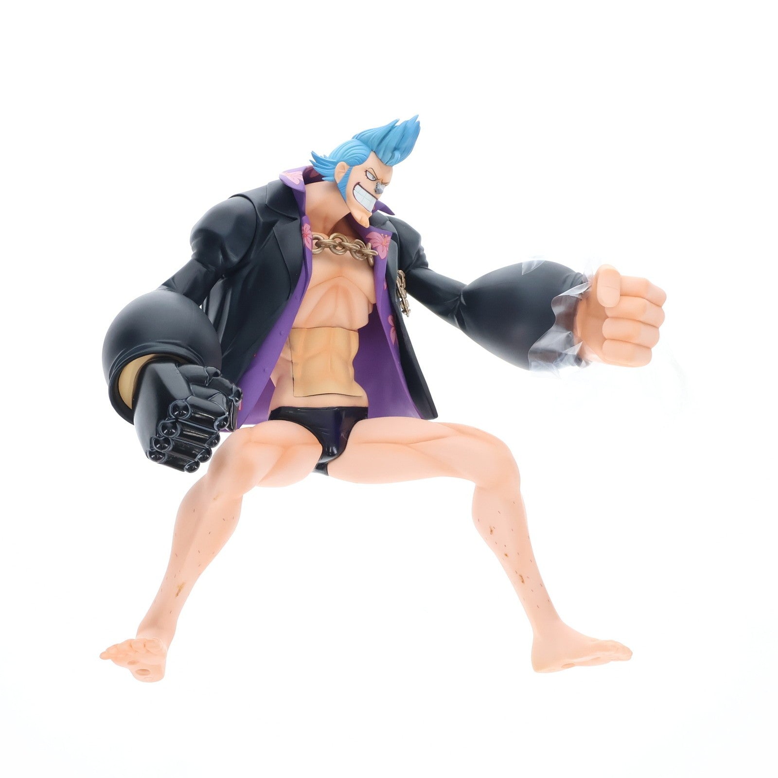 【中古即納】[FIG] Portrait.Of.Pirates P.O.P STRONG EDITION フランキー ONE PIECE(ワンピース) 1/8 完成品 フィギュア メガハウス(20100901)