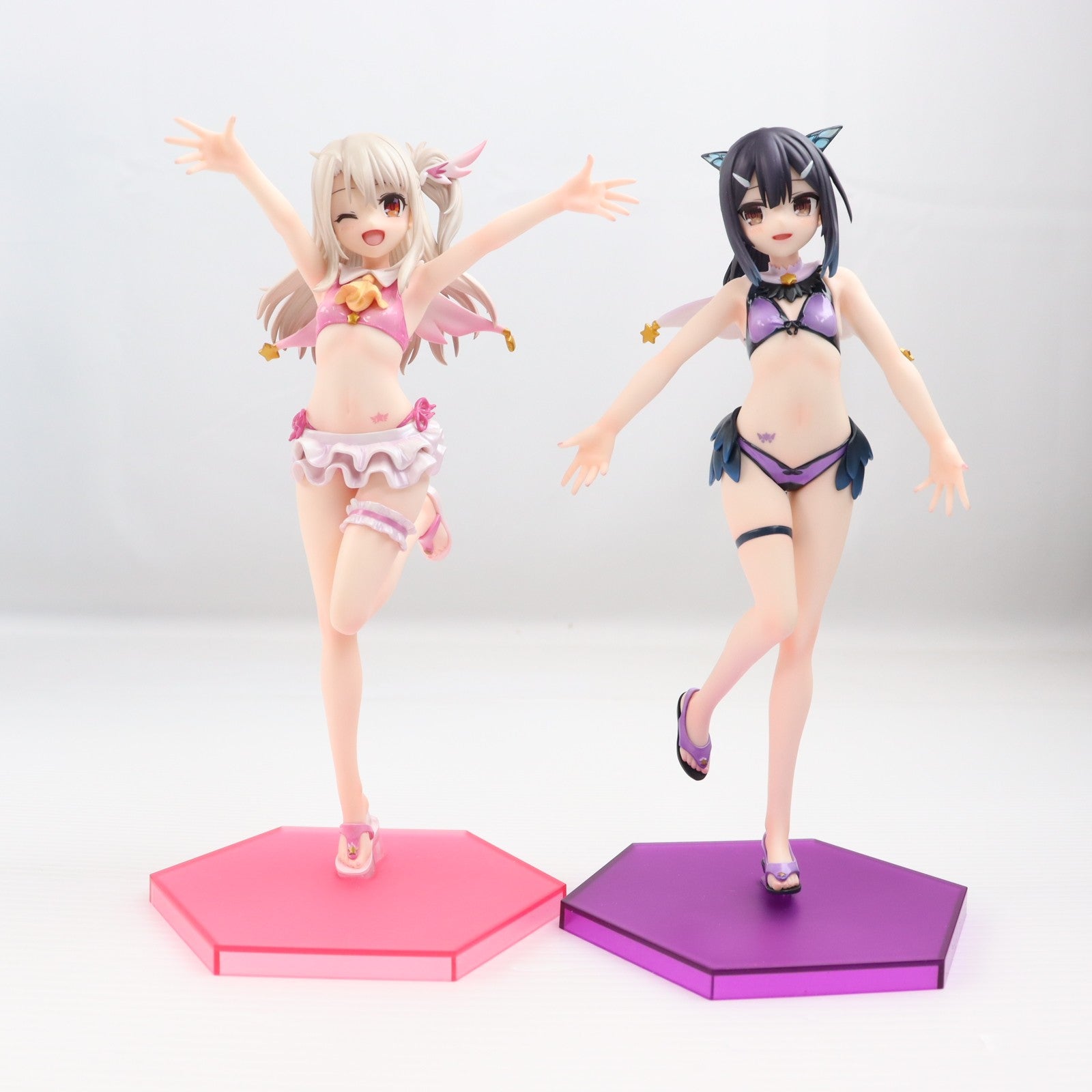 【中古即納】[FIG] FURYU HOBBY MALL限定 イリヤ&美遊 水着ver. スペシャルセット Fate/kaleid liner(フェイト/カレイドライナー) プリズマ☆イリヤ ツヴァイ! 1/7 完成品 フィギュア フリュー(20250212)