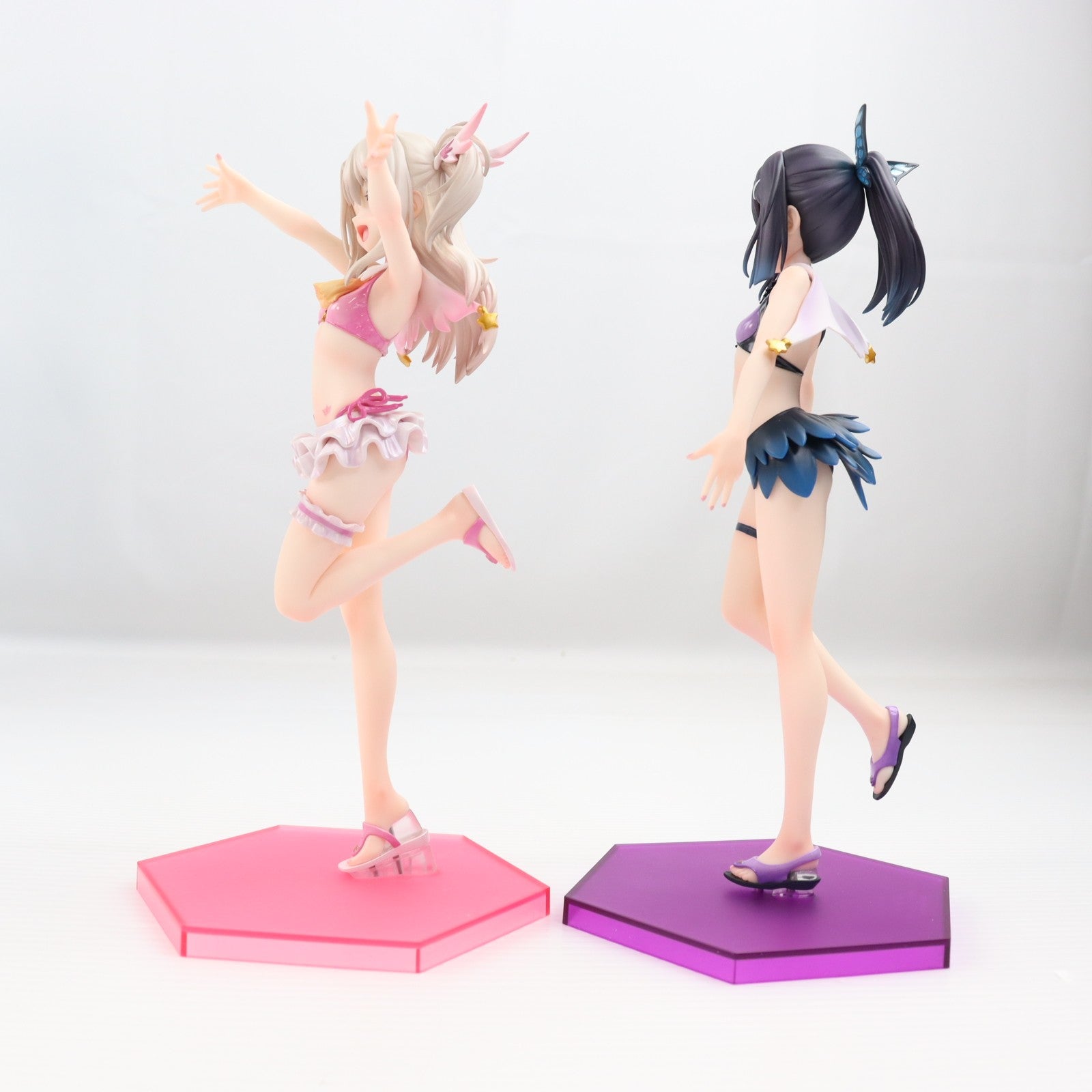 【中古即納】[FIG] FURYU HOBBY MALL限定 イリヤ&美遊 水着ver. スペシャルセット Fate/kaleid liner(フェイト/カレイドライナー) プリズマ☆イリヤ ツヴァイ! 1/7 完成品 フィギュア フリュー(20250212)