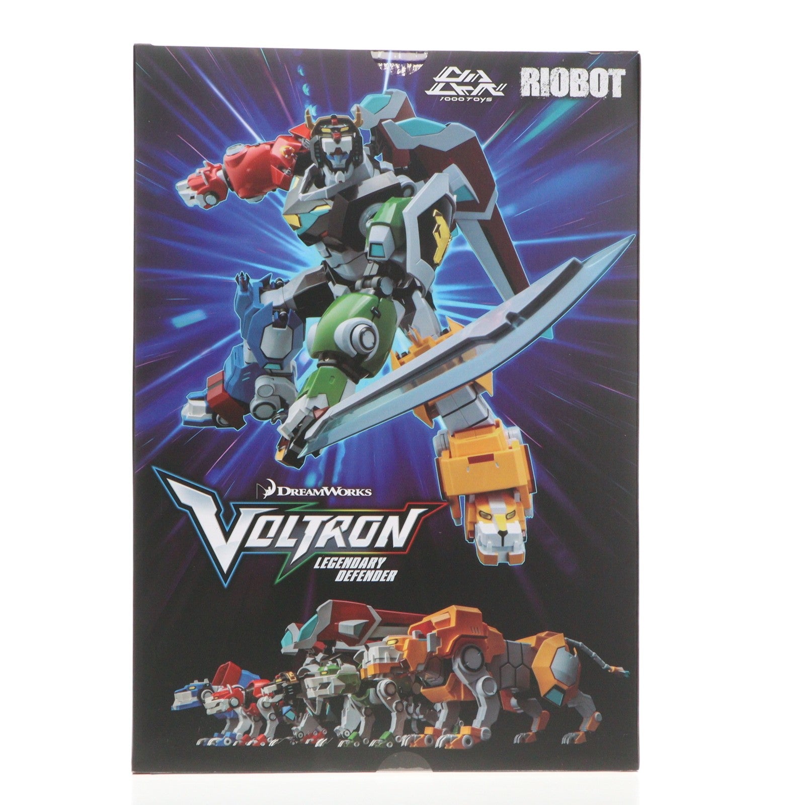【中古即納】[FIG] RIOBOT ヴォルトロン ヴォルトロン レジェンダリー ディフェンダー 完成品 可動フィギュア 1000toys/千値練(せんちねる)(20241228)