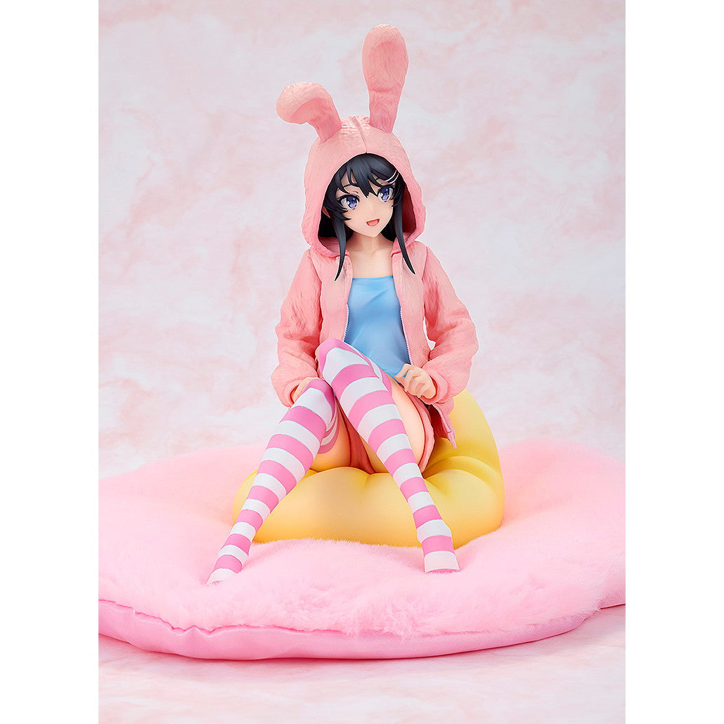 【中古即納】[FIG] 桜島麻衣(さくらじままい) フード☆るっく うさみみver. 青春ブタ野郎はランドセルガールの夢を見ない 1/7 完成品 フィギュア KADOKAWA(カドカワ)(20250330)