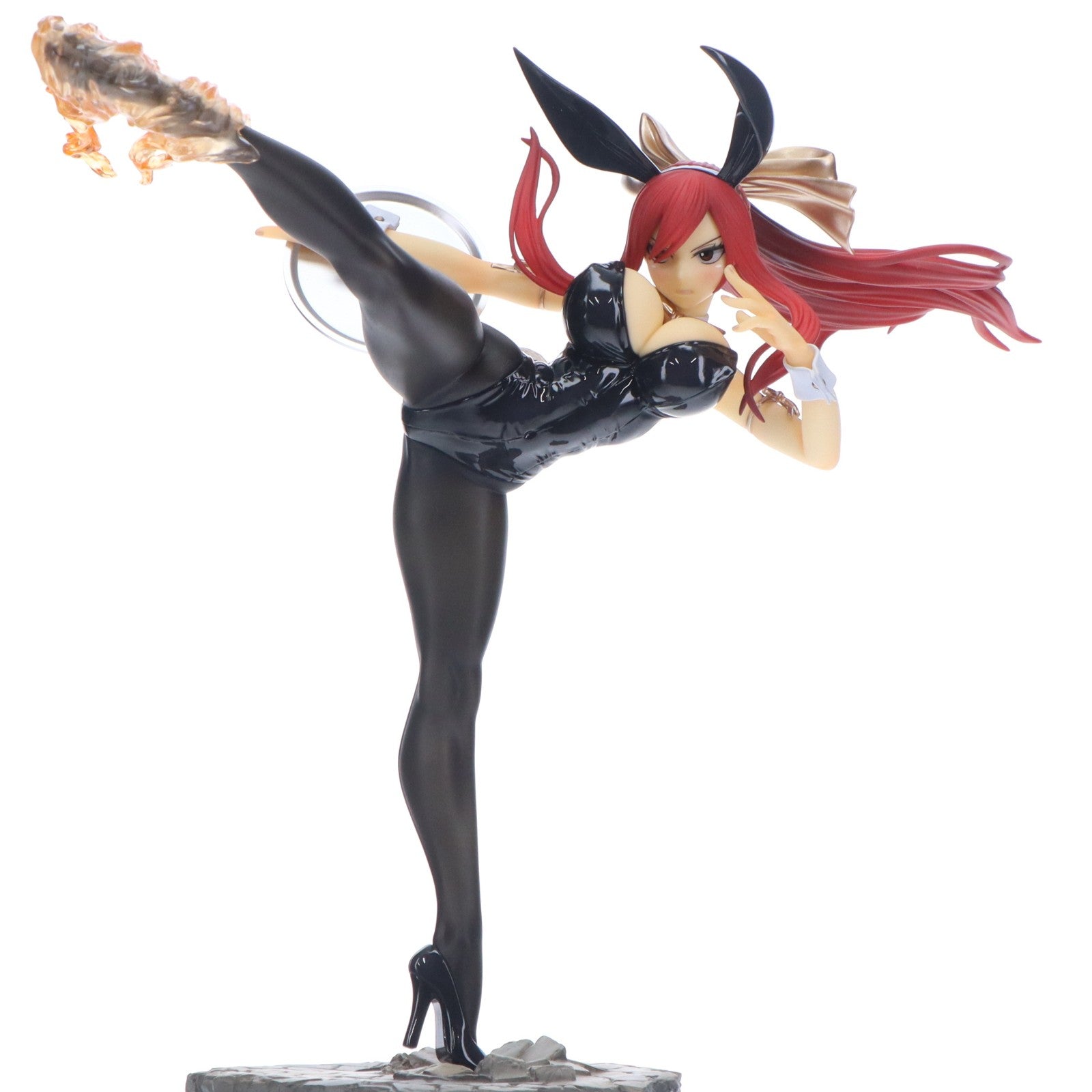 【中古即納】[FIG] エルザ・スカーレット ハイキックver.黒兎 FAIRY TAIL(フェアリーテイル) 1/6 完成品 フィギュア オルカトイズ(20250331)