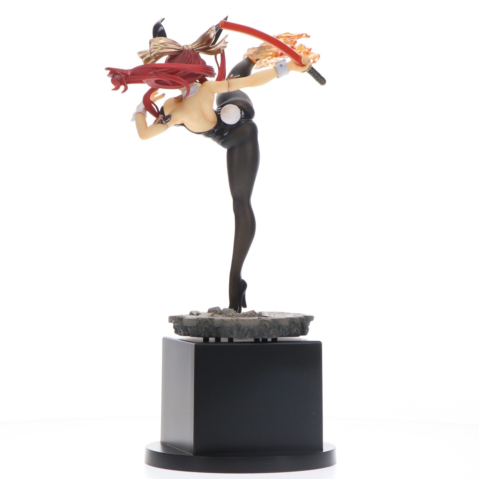 【中古即納】[FIG] エルザ・スカーレット ハイキックver.黒兎 FAIRY TAIL(フェアリーテイル) 1/6 完成品 フィギュア オルカトイズ(20250331)