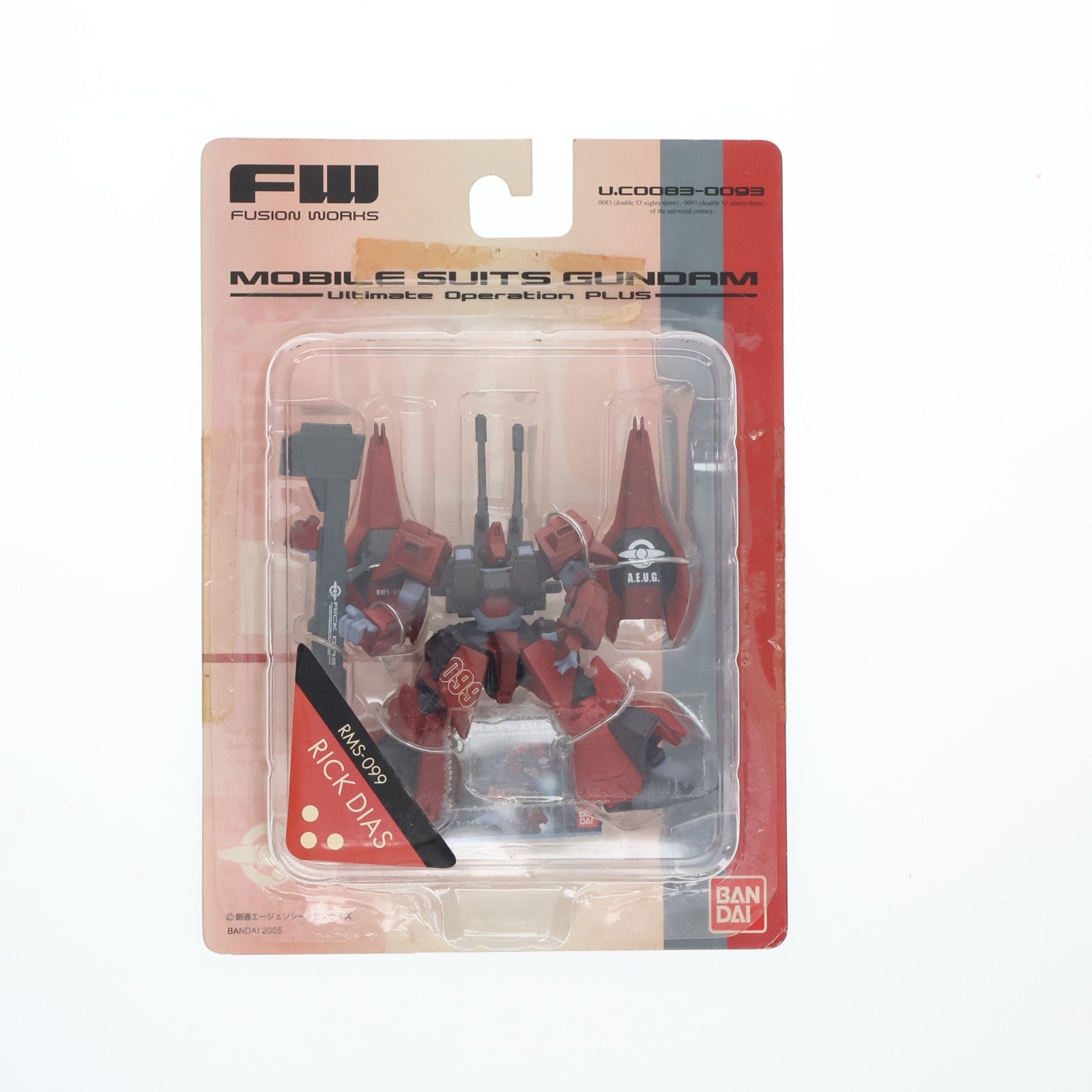 【中古即納】[FIG] (単品)(食玩) リック・ディアス(赤) FW ガンダムアルティメットオペレーション プラス 機動戦士Zガンダム フィギュア バンダイ(20050905)