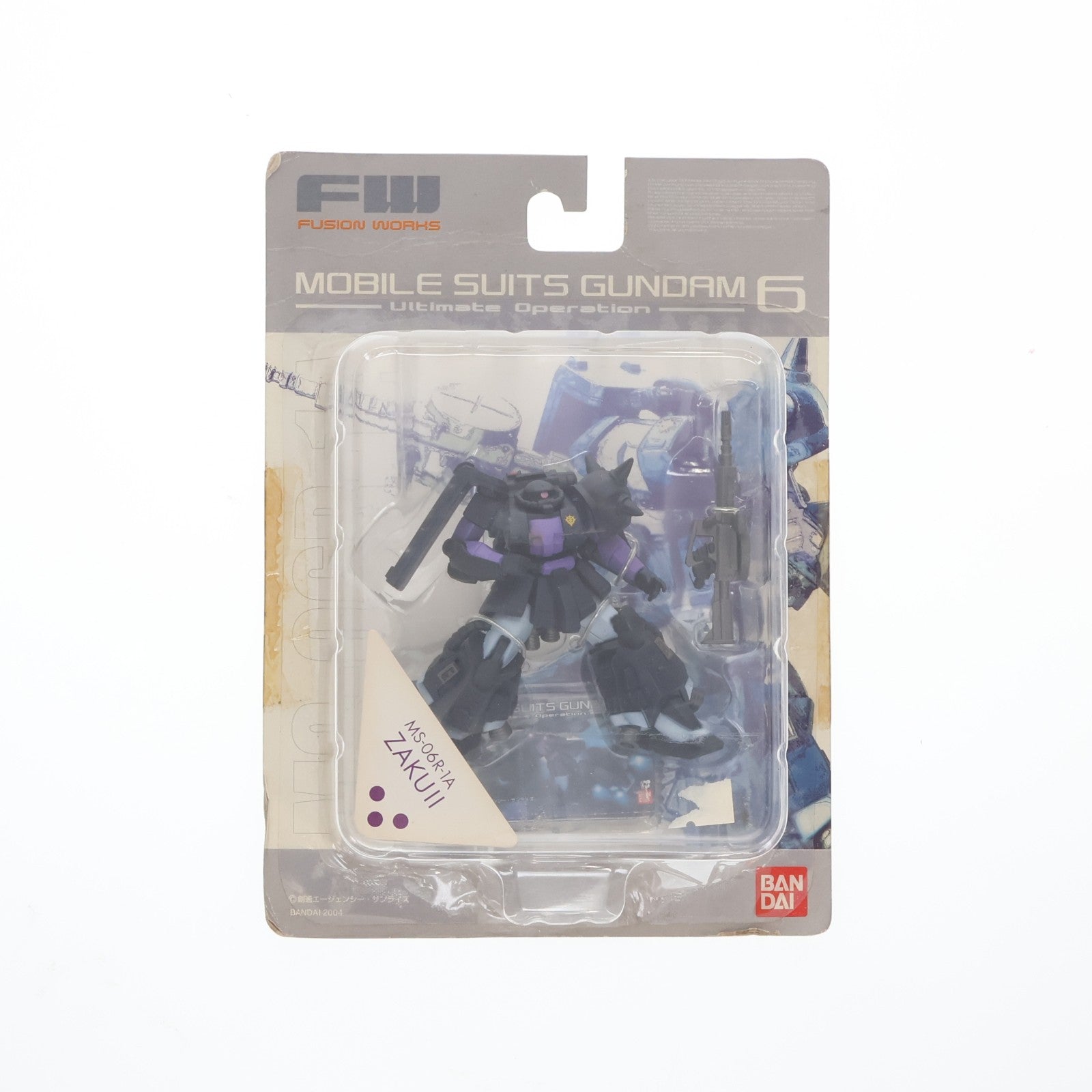 【中古即納】[FIG] (単品)(食玩) FW ガンダムアルティメットオペレーション6 MS-06R-1A 高機動型ザクII 黒い三連星 フィギュア バンダイ(20040614)