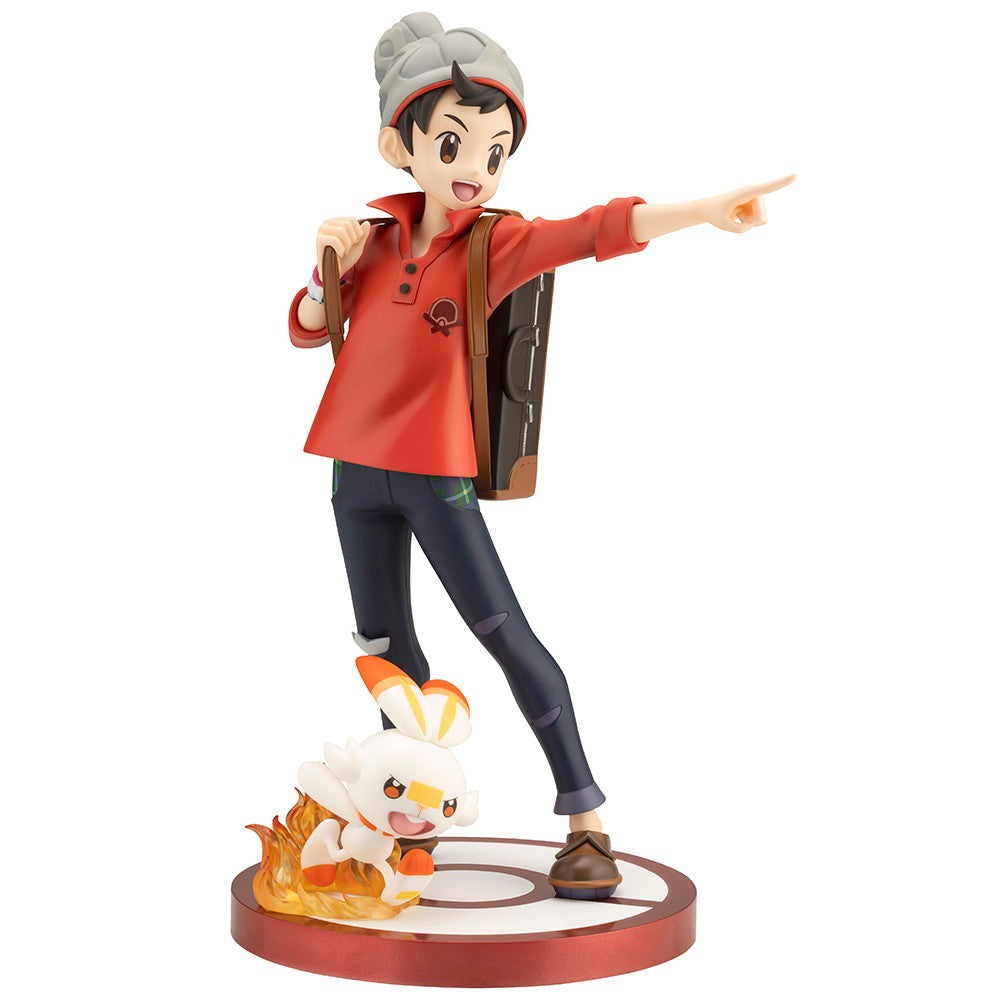 【中古即納】[FIG] ARTFX J マサル with ヒバニー ポケットモンスター ソード・シールド 1/8 完成品 フィギュア(PV228) コトブキヤ(20250731)