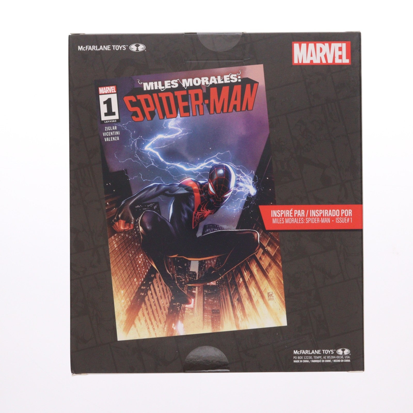 【中古即納】[FIG] カード付属 #009 マイルス・モラレス(ダイク・ルアン/Miles Morales: Spider-Man Vol.2 #1) マーベル・コミック スパイダーマン 1/10 完成品 シーン・フィギュア マクファーレン・トイズ(20241031)