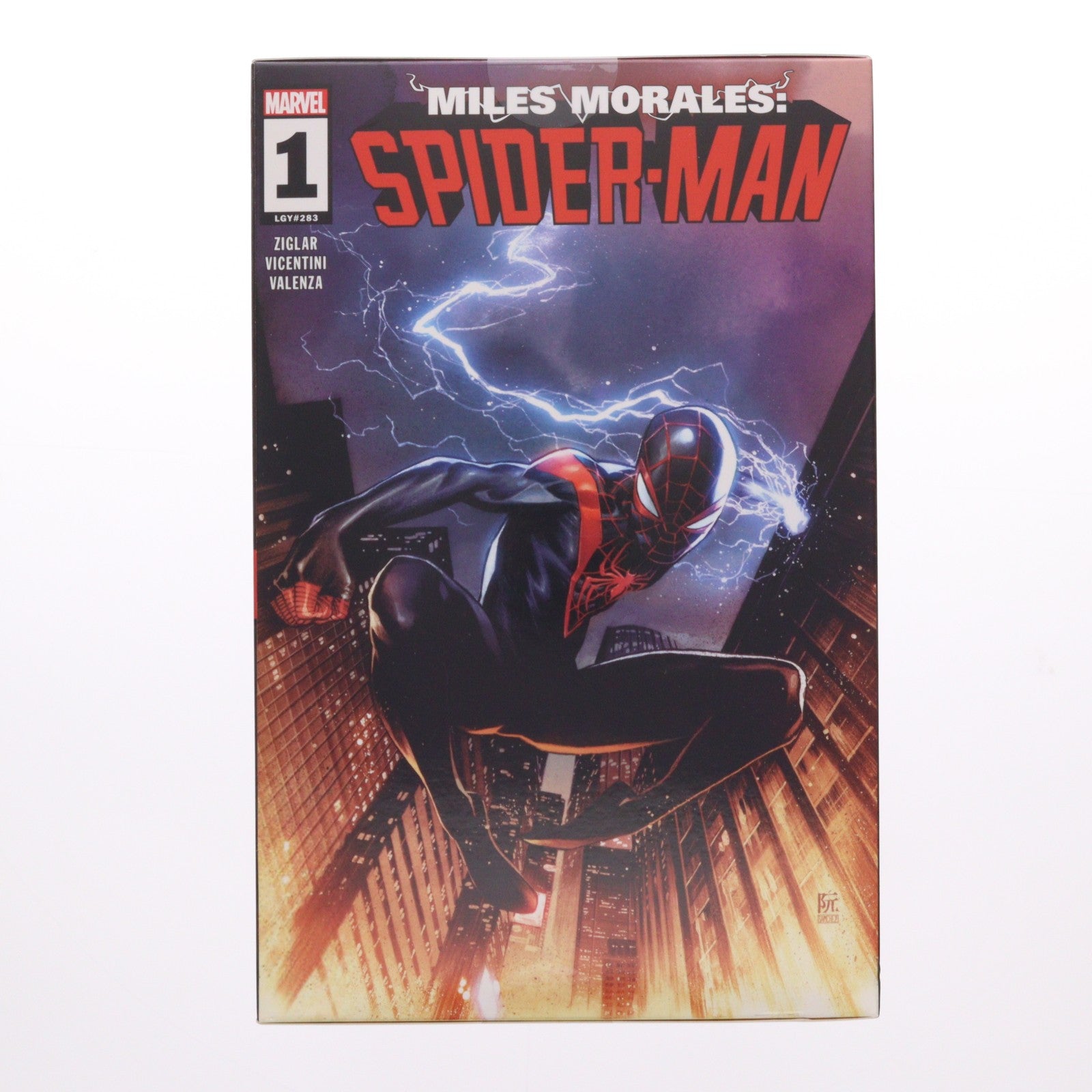 【中古即納】[FIG] カード付属 #009 マイルス・モラレス(ダイク・ルアン/Miles Morales: Spider-Man Vol.2 #1) マーベル・コミック スパイダーマン 1/10 完成品 シーン・フィギュア マクファーレン・トイズ(20241031)