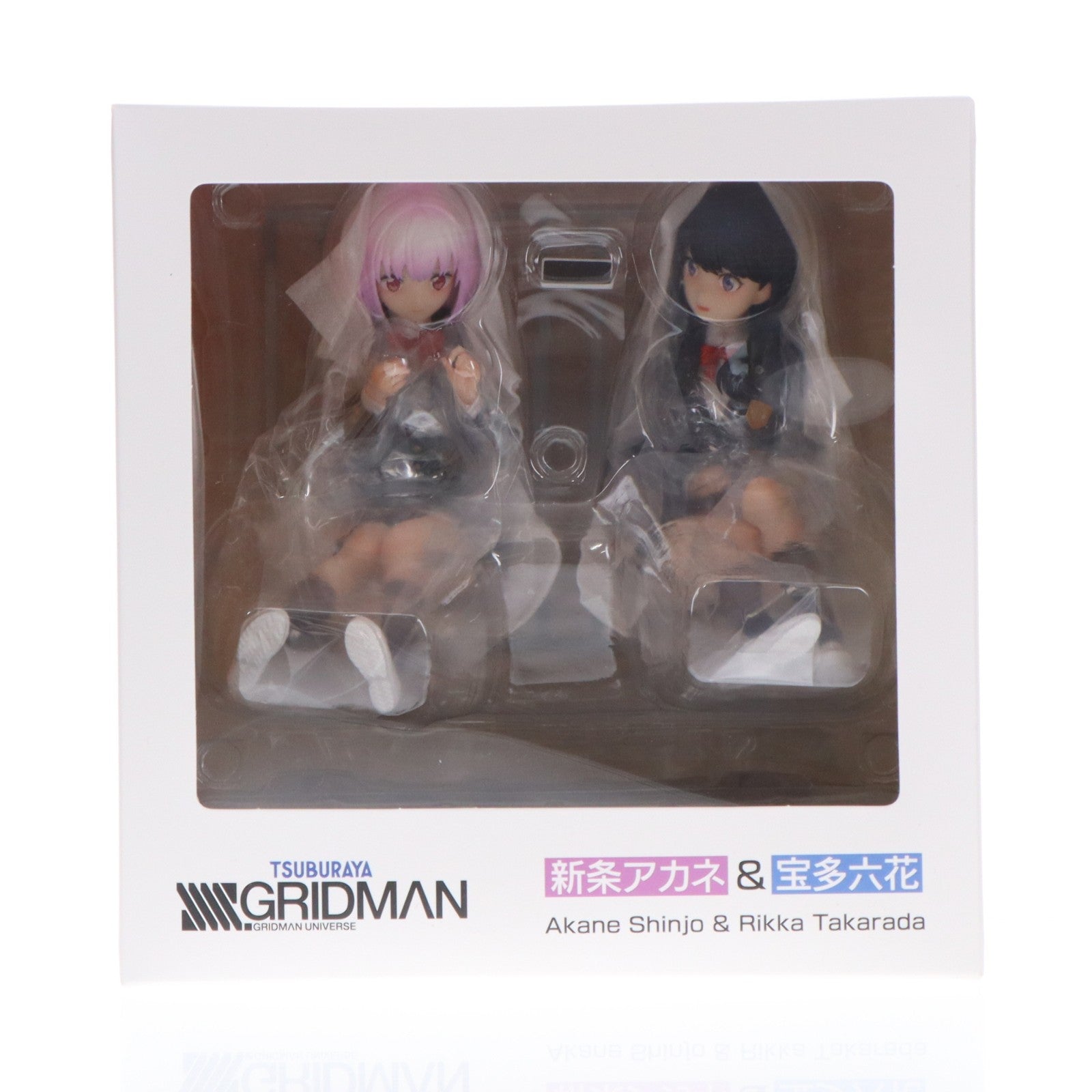 【中古即納】[FIG] SHIBUYA SCRAMBLE FIGURE 新条アカネ&宝多六花(しんじょうあかね&たからだりっか) SSSS.GRIDMAN(グリッドマン) 1/7 完成品 フィギュア eStream(20250930)