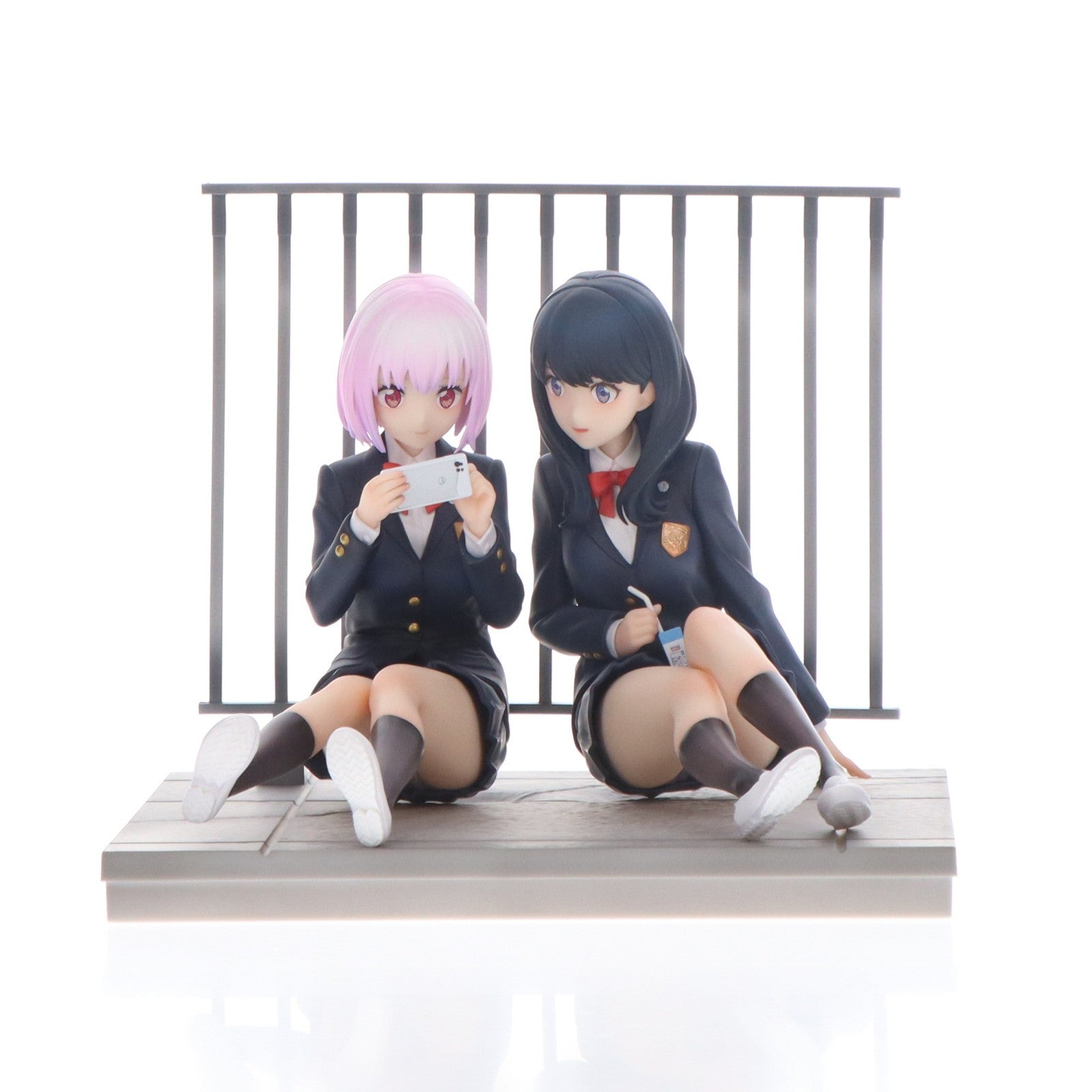 【中古即納】[FIG] SHIBUYA SCRAMBLE FIGURE 新条アカネ&宝多六花(しんじょうあかね&たからだりっか) SSSS.GRIDMAN(グリッドマン) 1/7 完成品 フィギュア eStream(20250930)