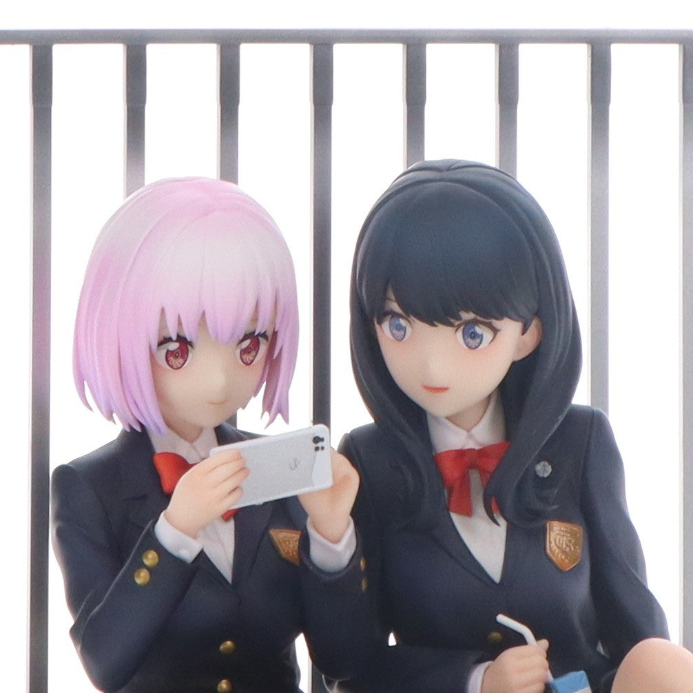 【中古即納】[FIG] SHIBUYA SCRAMBLE FIGURE 新条アカネ&宝多六花(しんじょうあかね&たからだりっか) SSSS.GRIDMAN(グリッドマン) 1/7 完成品 フィギュア eStream(20250930)