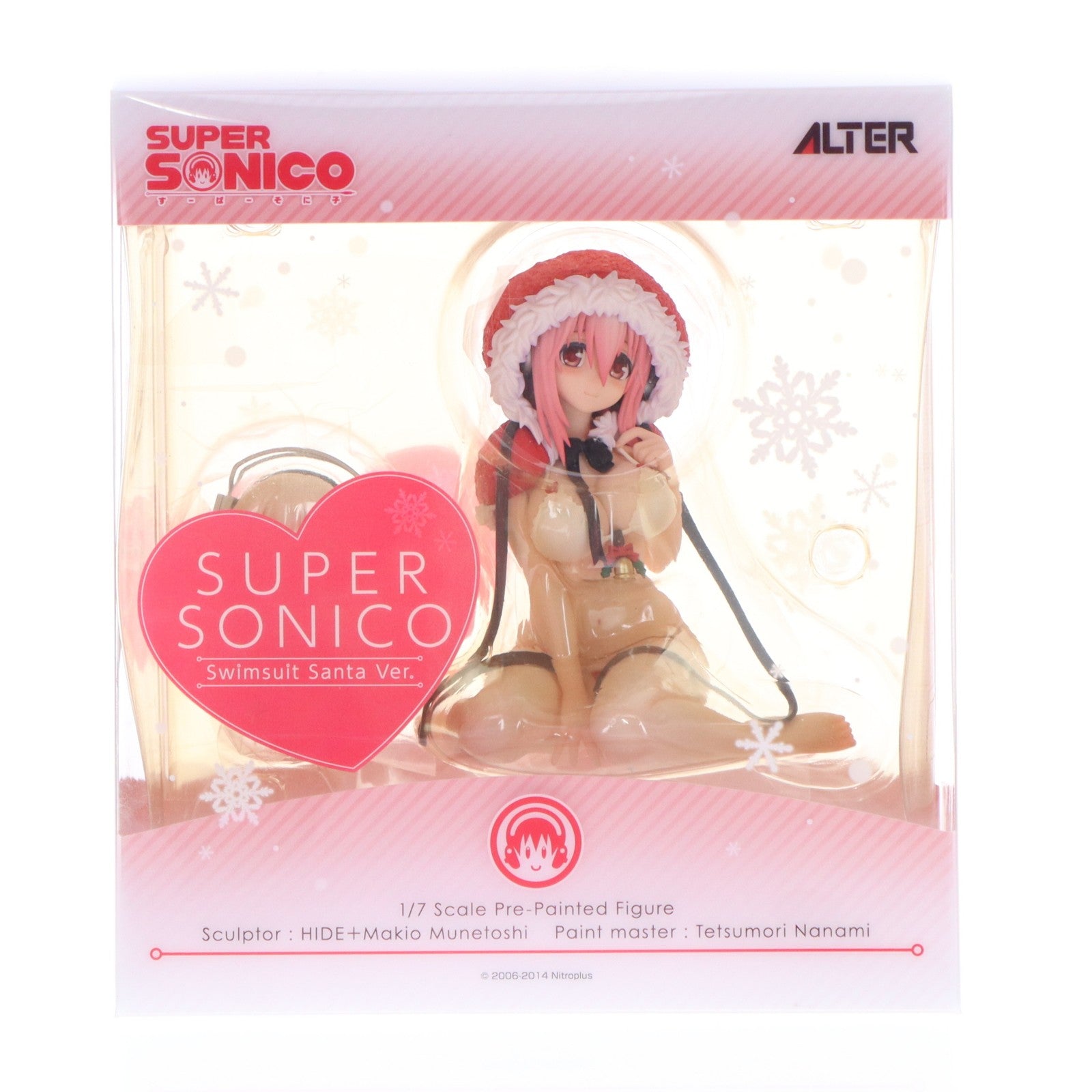 【中古即納】[FIG] すーぱーそに子 水着サンタVer. NITRO SUPER SONIC 1/7 完成品 フィギュア アルター(20140910)