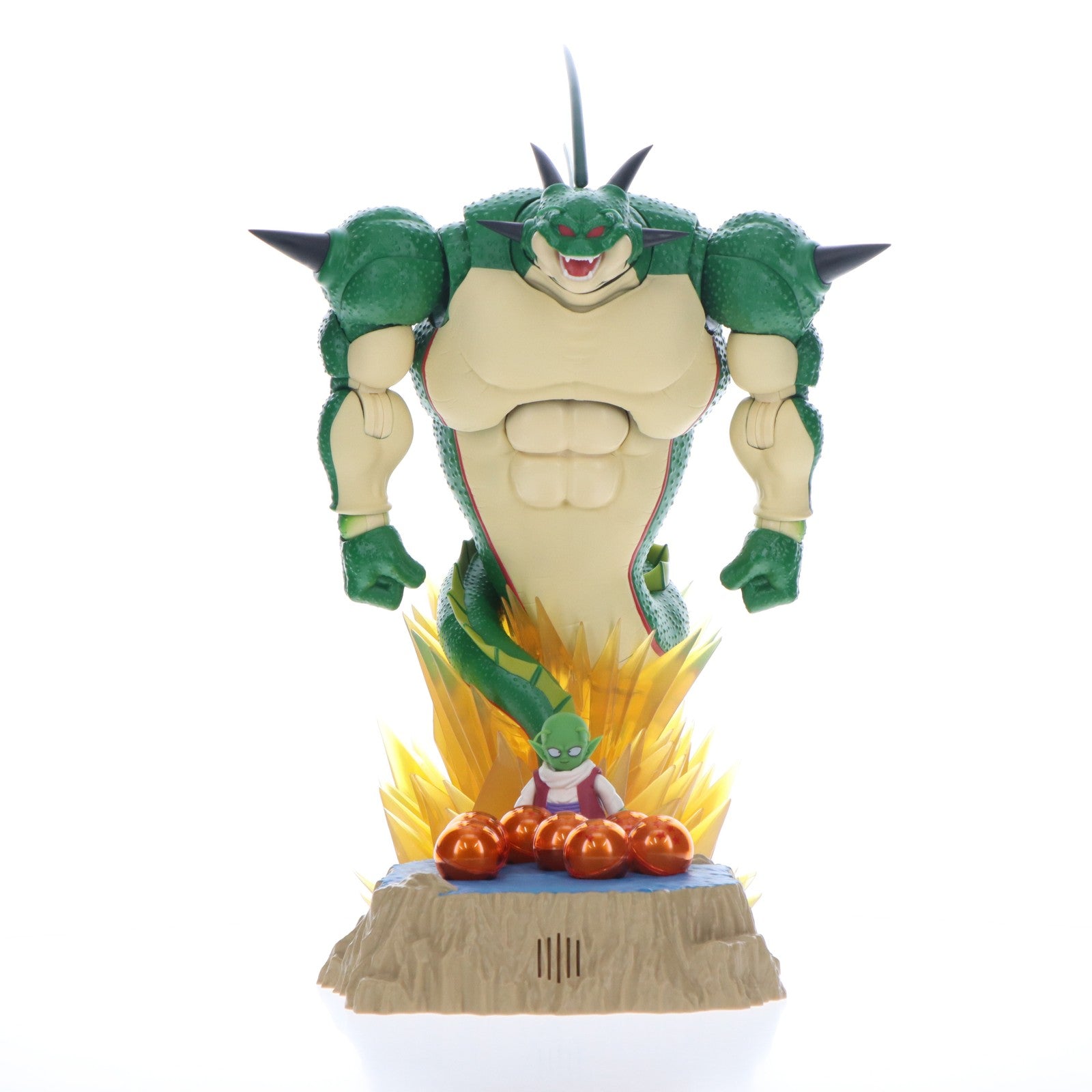 【中古即納】[FIG] 魂ウェブ商店限定 S.H.Figuarts(フィギュアーツ) ポルンガ&デンデ 光るドラゴンボールセット -いでよ本場の神龍!!- ドラゴンボールZ 完成品 可動フィギュア バンダイスピリッツ(20220706)