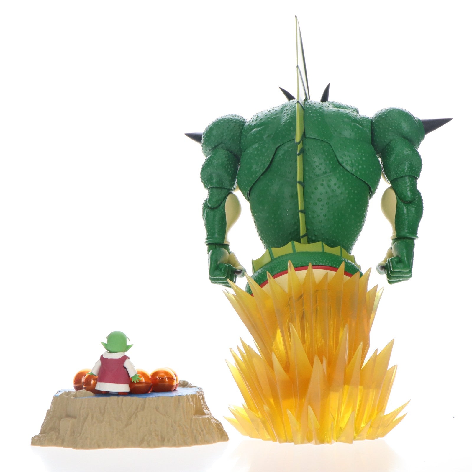 【中古即納】[FIG] 魂ウェブ商店限定 S.H.Figuarts(フィギュアーツ) ポルンガ&デンデ 光るドラゴンボールセット -いでよ本場の神龍!!- ドラゴンボールZ 完成品 可動フィギュア バンダイスピリッツ(20220706)
