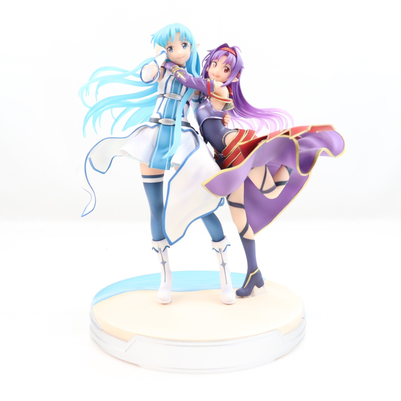 【中古即納】[FIG] SHIBUYA SCRAMBLE FIGURE アスナ&ユウキ -Ending Ver.- ソードアート・オンライン 1/7 完成品 フィギュア eStream(20250930)