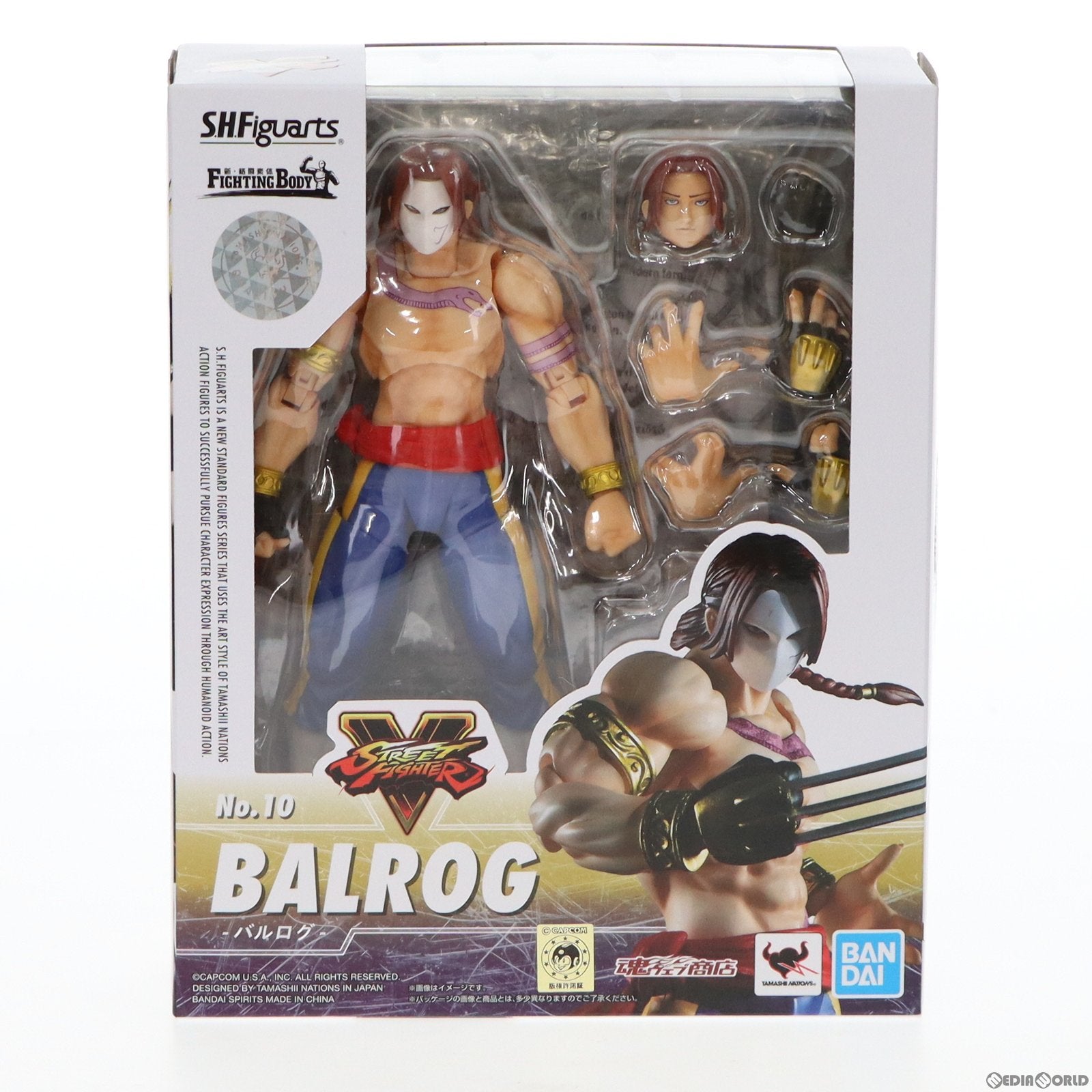 【中古即納】[FIG] 魂ウェブ商店限定 S.H.Figuarts(フィギュアーツ) バルログ ストリートファイターV 完成品 可動フィギュア バンダイスピリッツ(20190731)