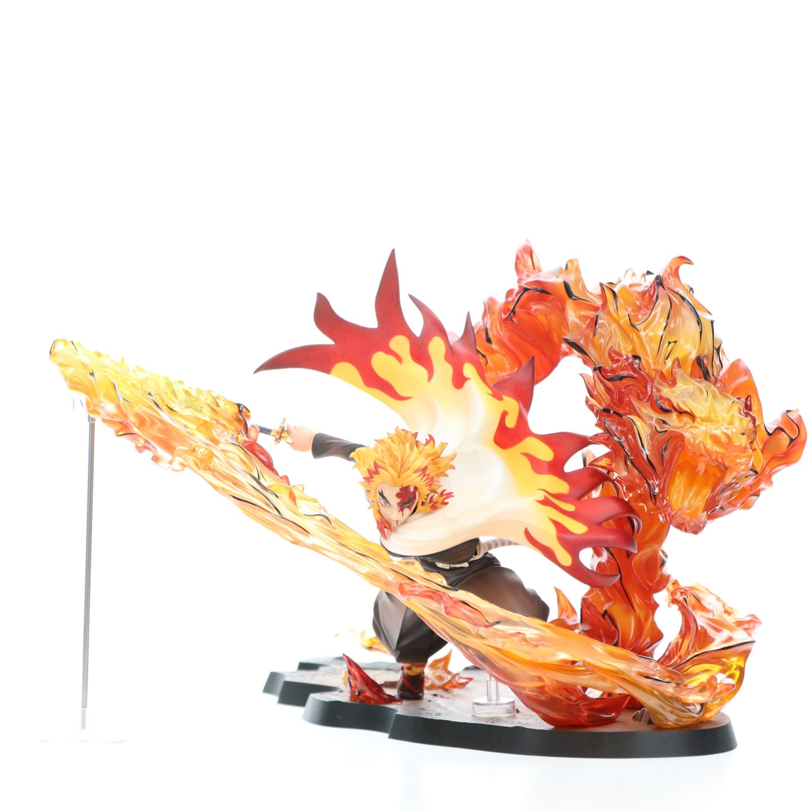 【中古即納】[FIG] Precious G.E.M.シリーズ 煉獄杏寿郎(れんごくきょうじゅろう) 炎の呼吸・伍ノ型『炎虎』 鬼滅の刃 完成品 フィギュア プレミアムバンダイ&オンラインショップ限定 メガハウス(20230831)