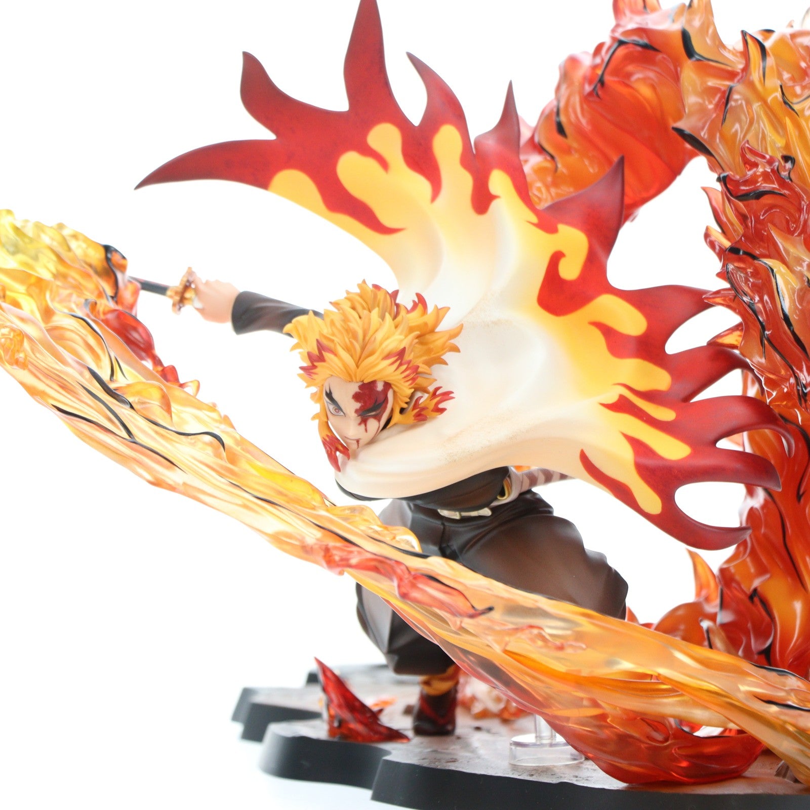 【中古即納】[FIG] Precious G.E.M.シリーズ 煉獄杏寿郎(れんごくきょうじゅろう) 炎の呼吸・伍ノ型『炎虎』 鬼滅の刃 完成品 フィギュア プレミアムバンダイ&オンラインショップ限定 メガハウス(20230831)