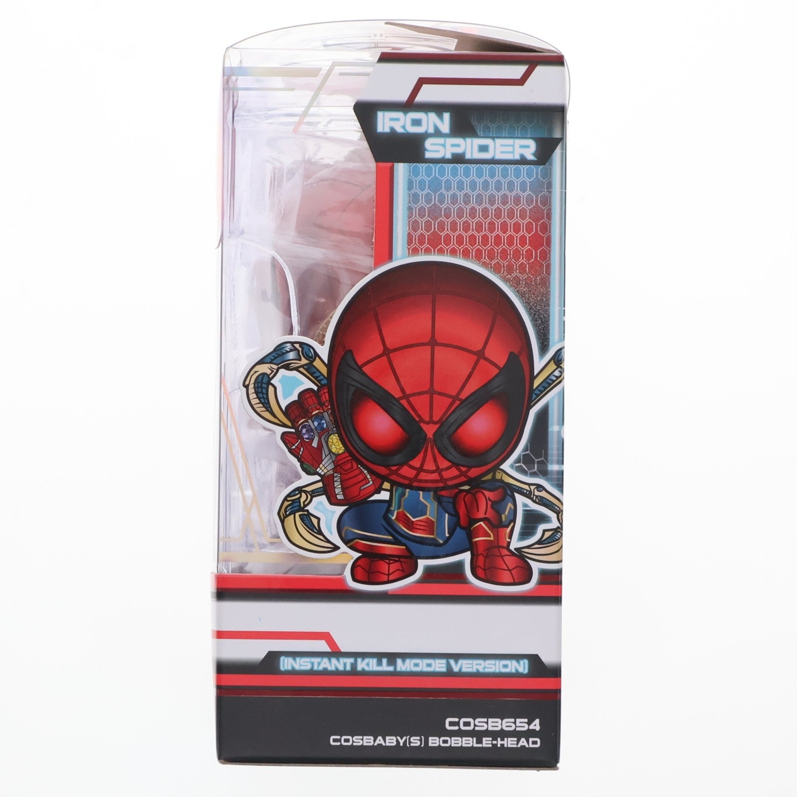 【中古即納】[FIG] コスベイビー サイズS アイアン・スパイダー(ナノ・ガントレット付き版) アベンジャーズ/エンドゲーム 完成品 フィギュア スパイダーマン エクスクルーシブ・ストア ジャパンツアー限定(COSB654) ホットトイズ(20200331)